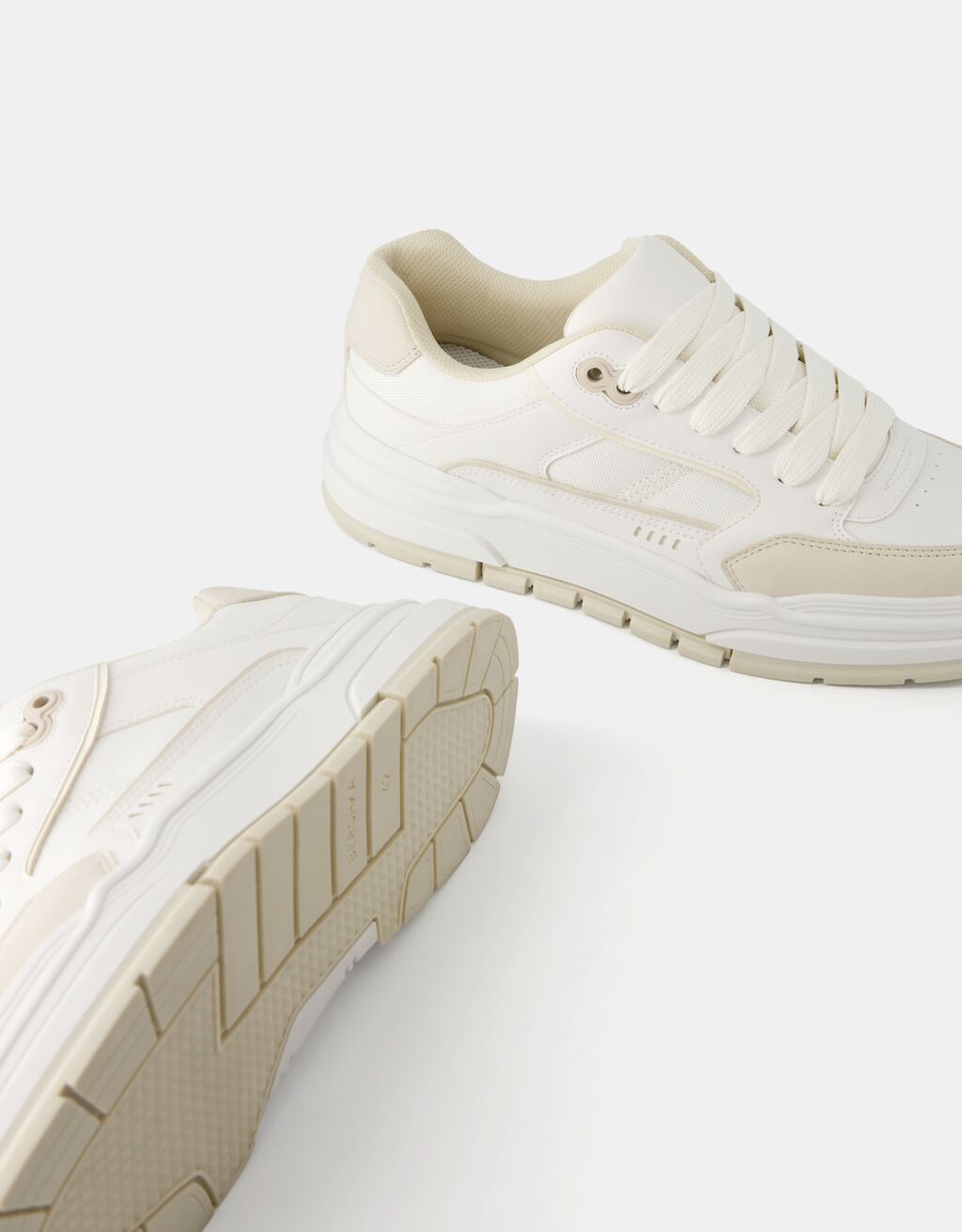 Sneakers tipo skate da uomo-Bianco-3