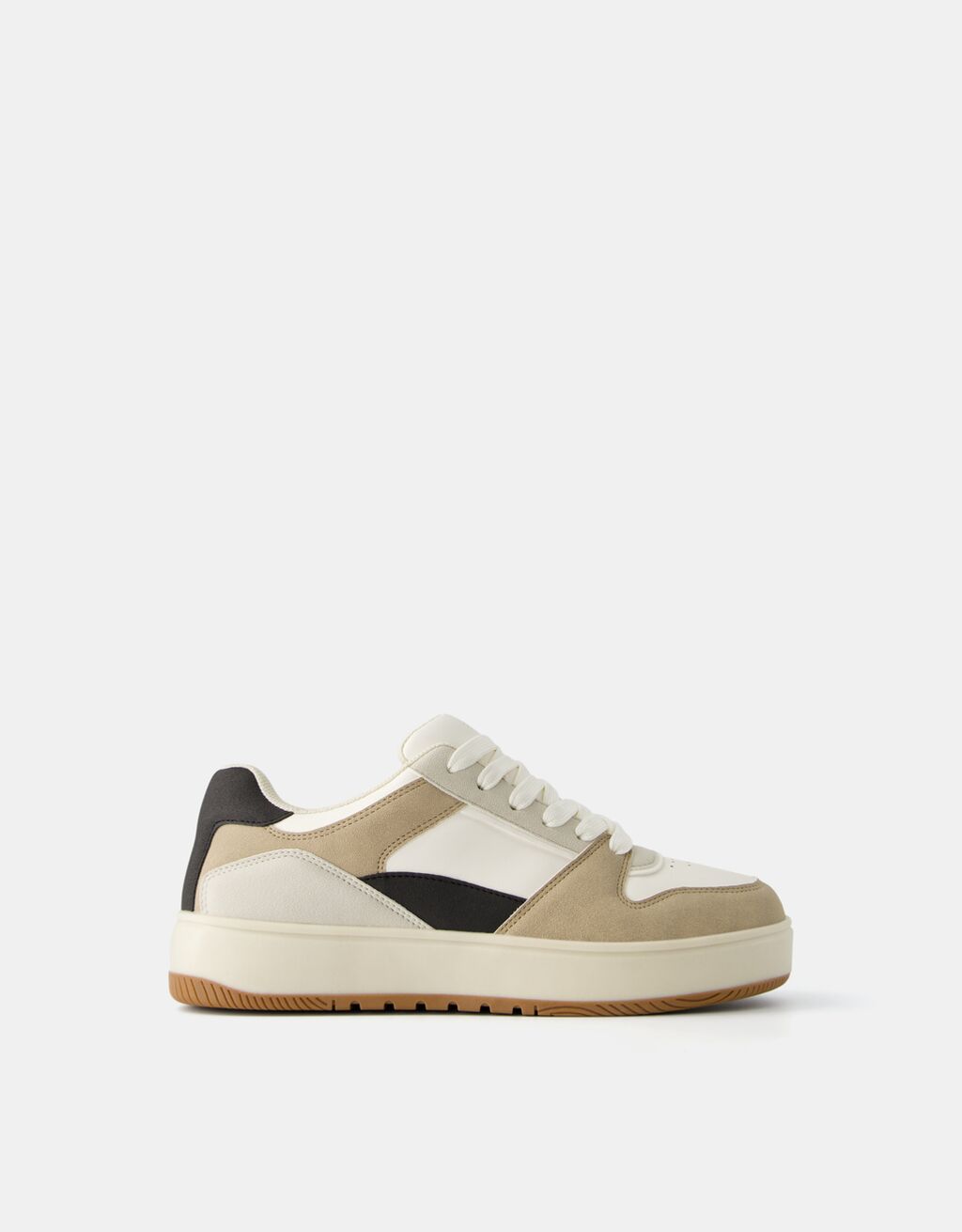 Sneakers multielementi da uomo-Sabbia-5