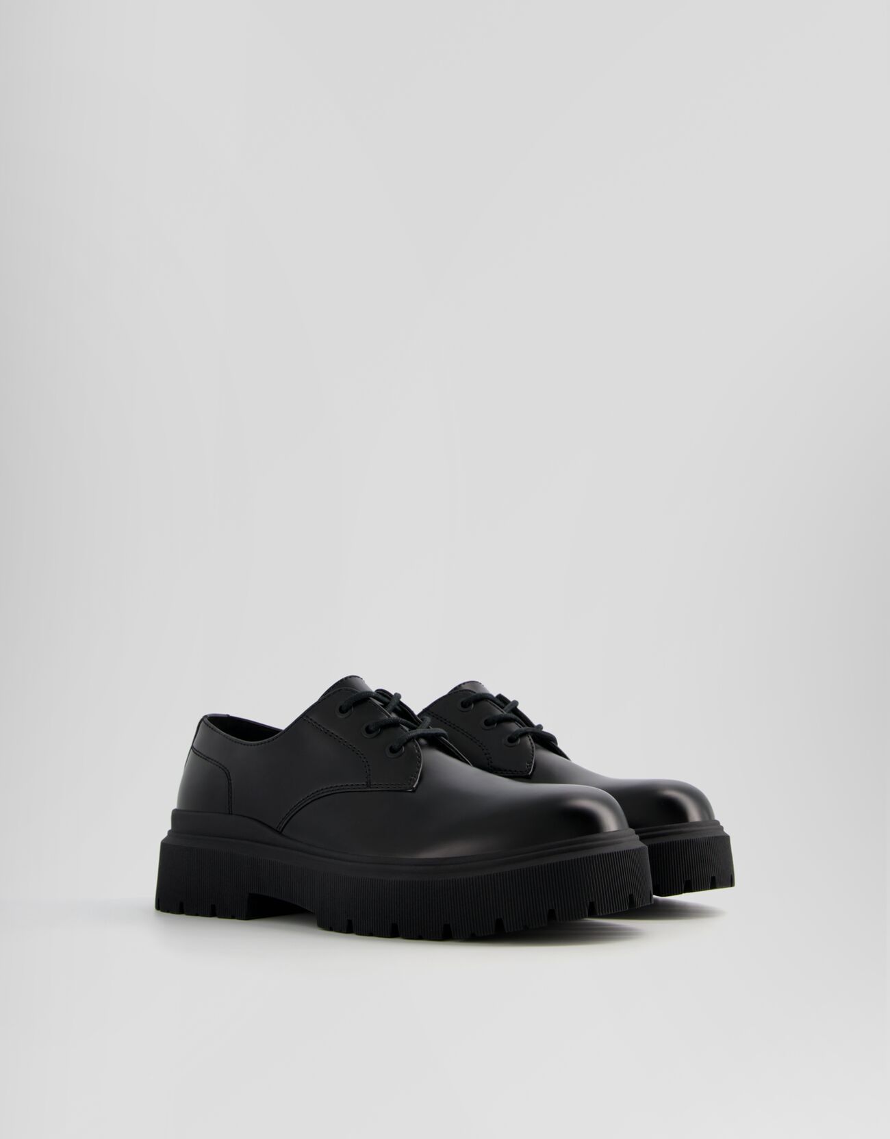 Bershka Scarpe Tipo Derby Da Uomo Uomo 41 Nero