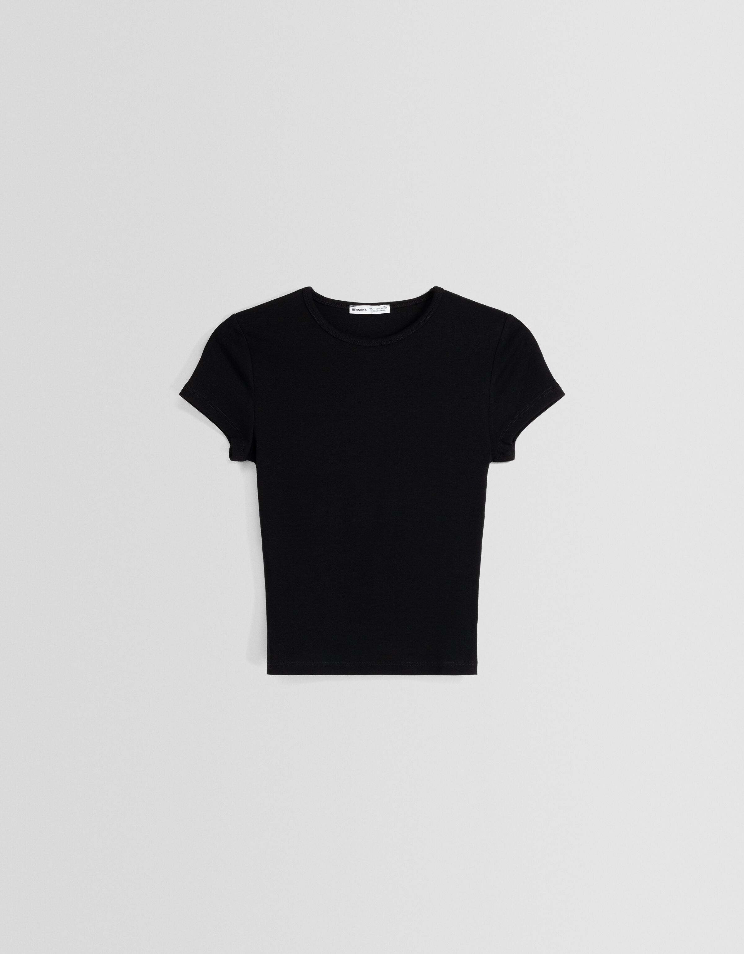 Set camiseta y pantalon flare Mujer Bershka