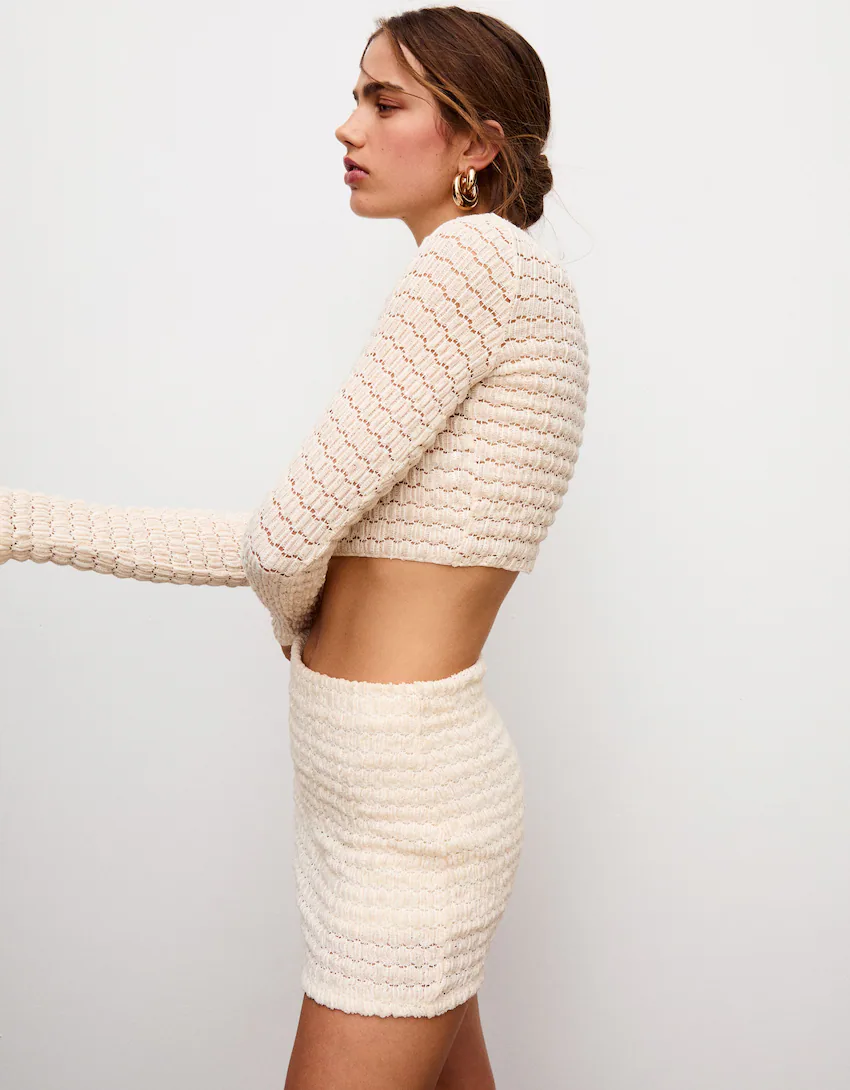 Crochet sweater and skirt set - New - Women