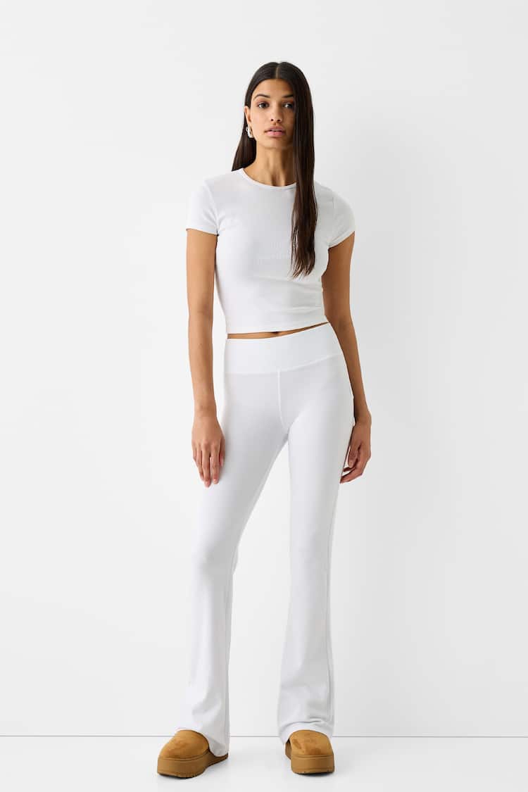 T-shirt and flared trousers set