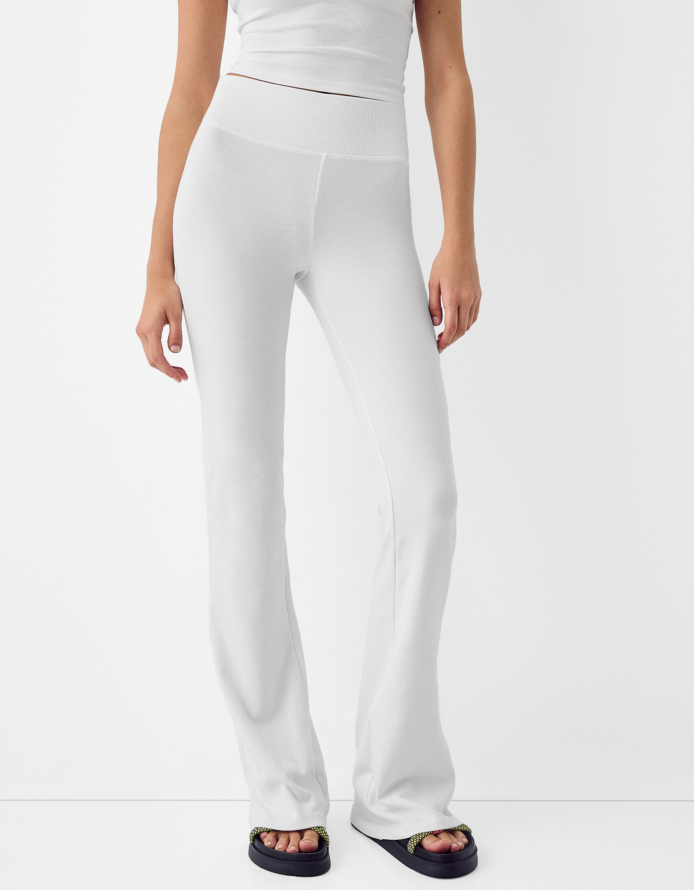 T shirt and flared pants set Women Bershka