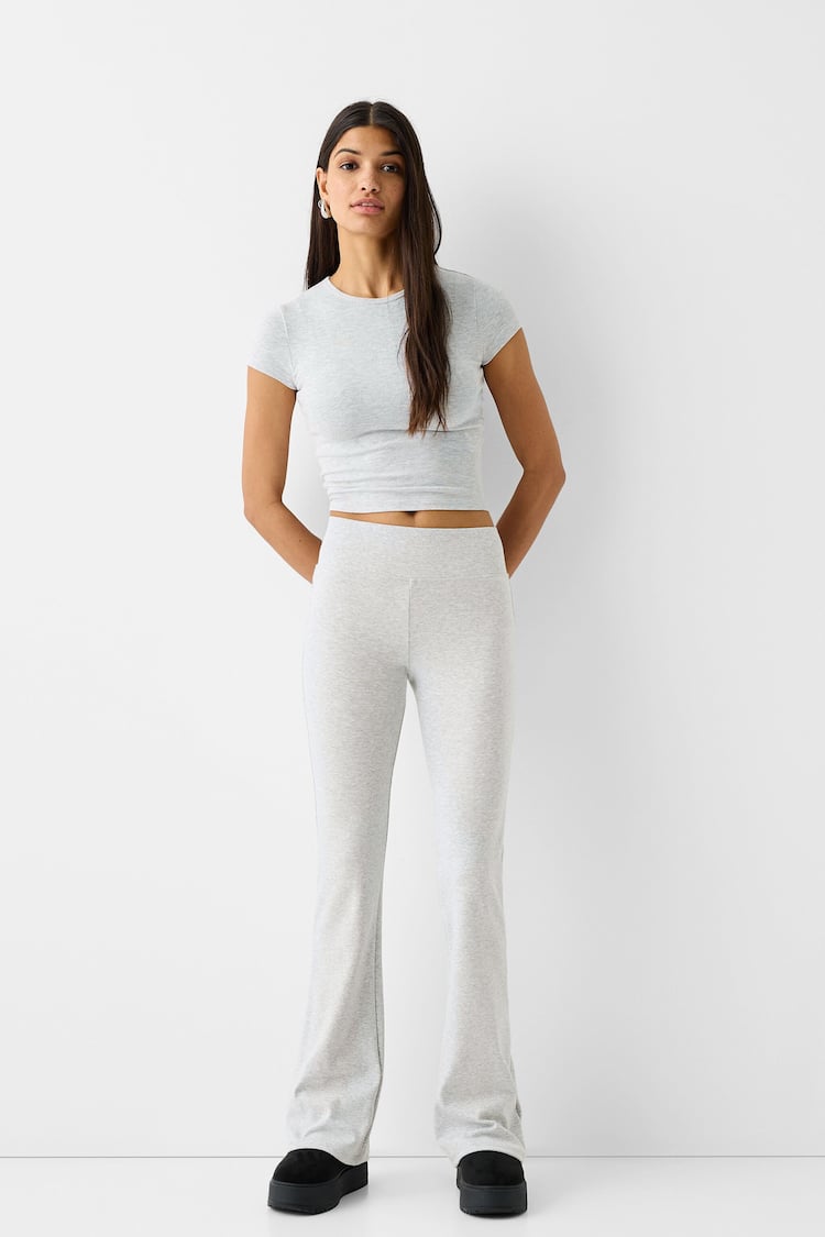 T-shirt and flared trousers set