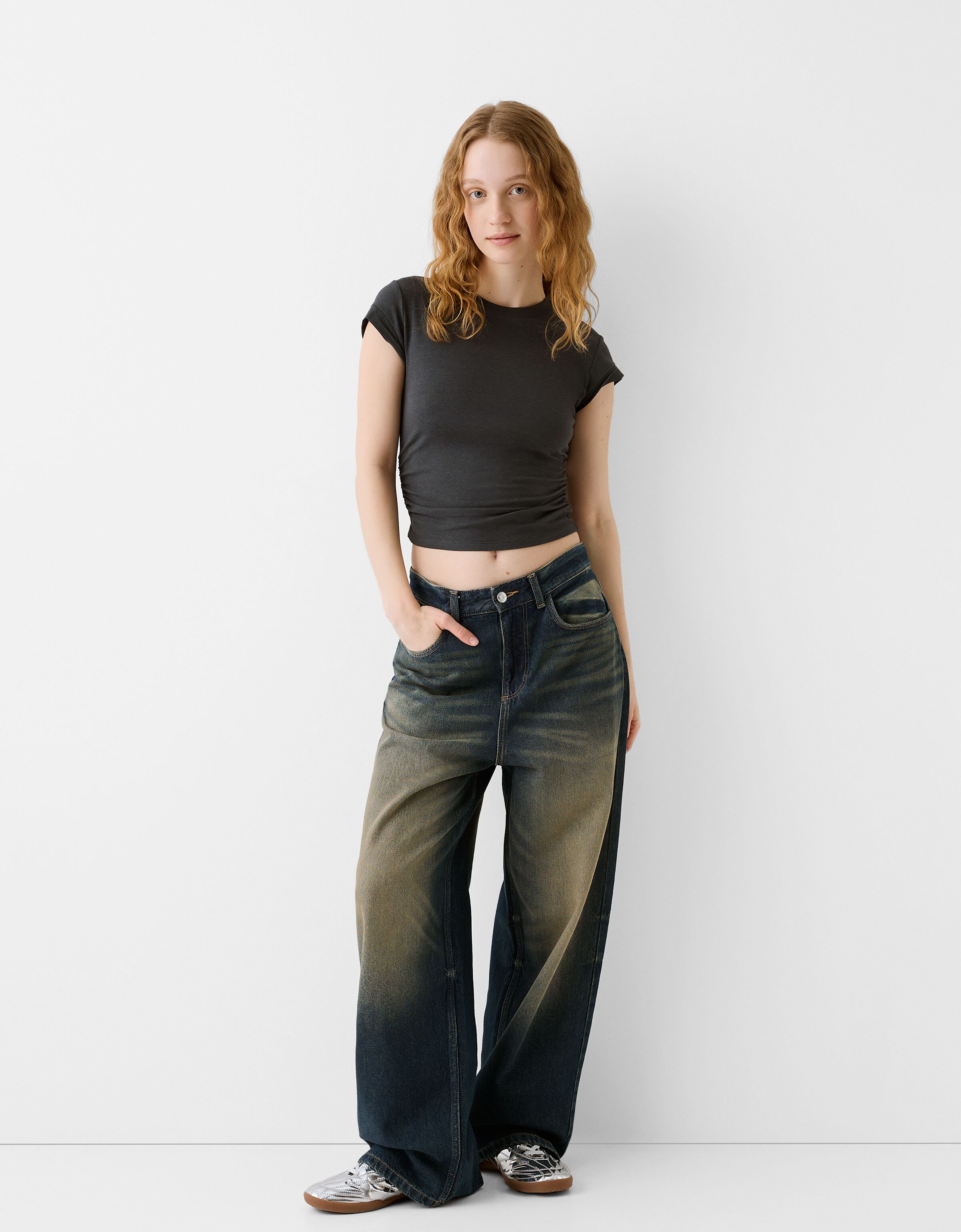 Super baggy jeans Unisex BSK Teen Bershka
