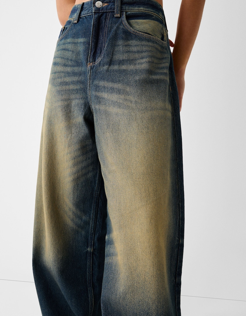 Superbaggy jeans-Blauw-3