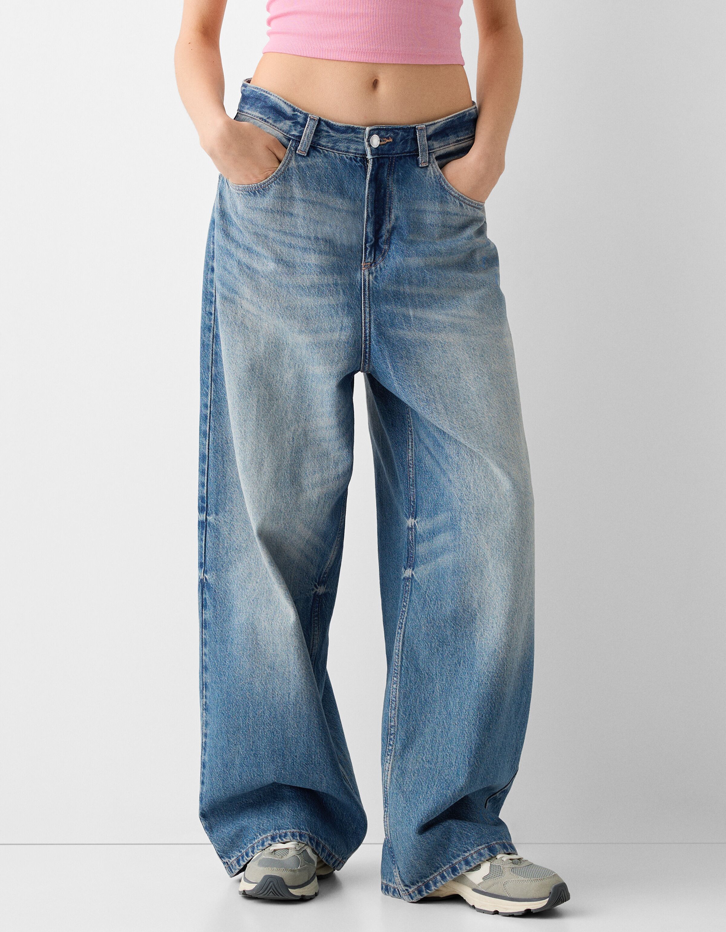Super baggy jeans Unisex BSK Teen Bershka
