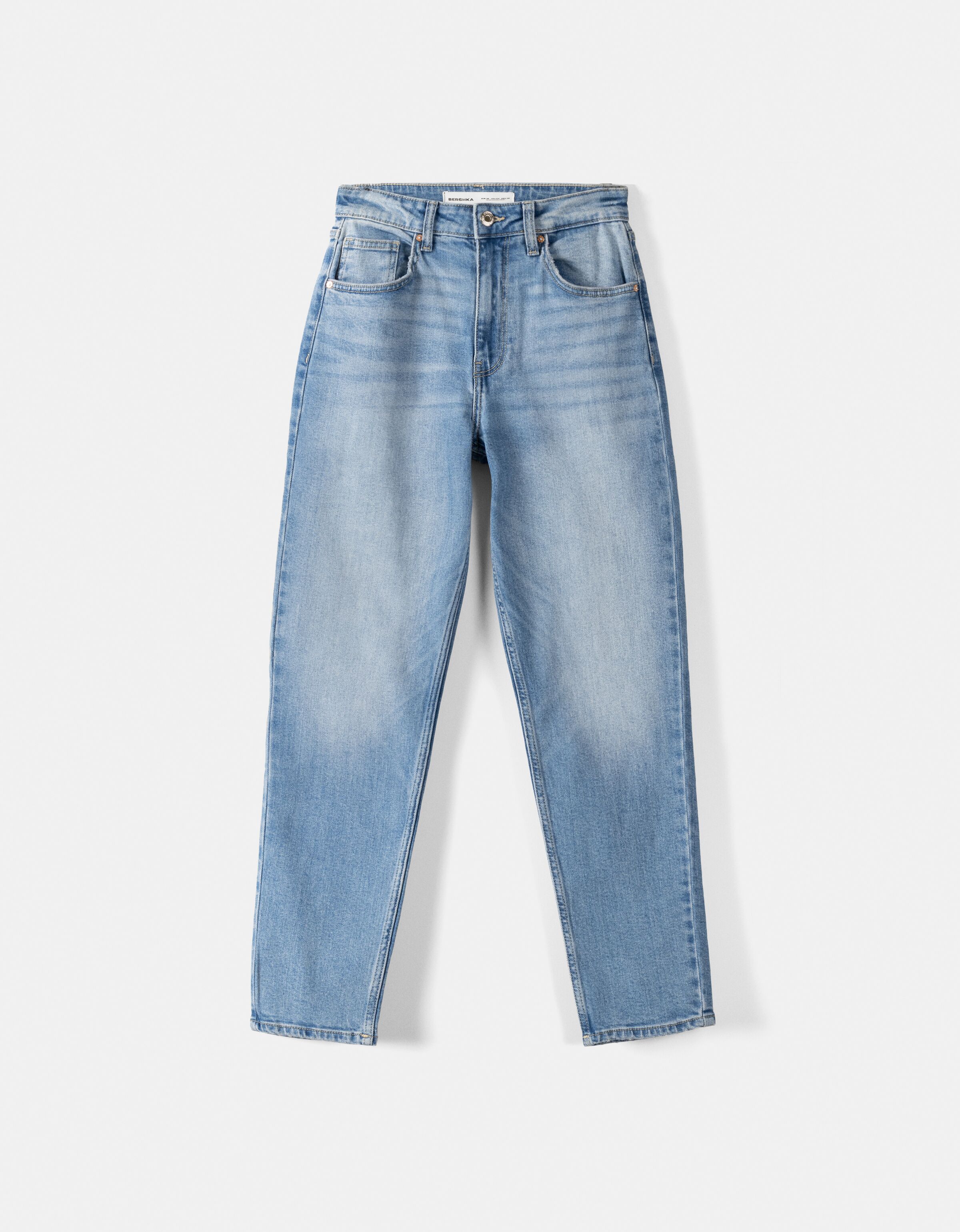 Slim fit comfort mom jeans Women Bershka