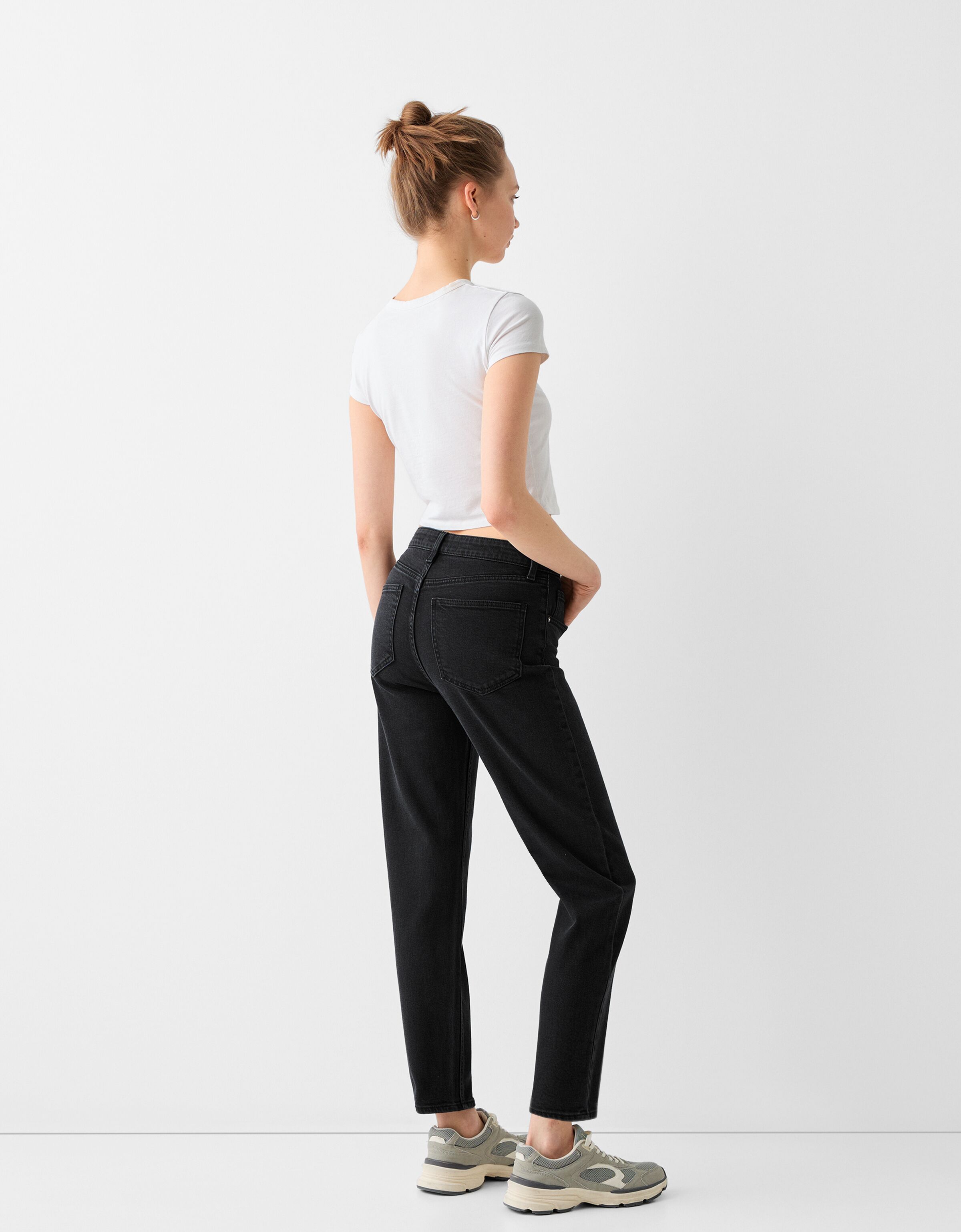 Jeans bershka mom hotsell