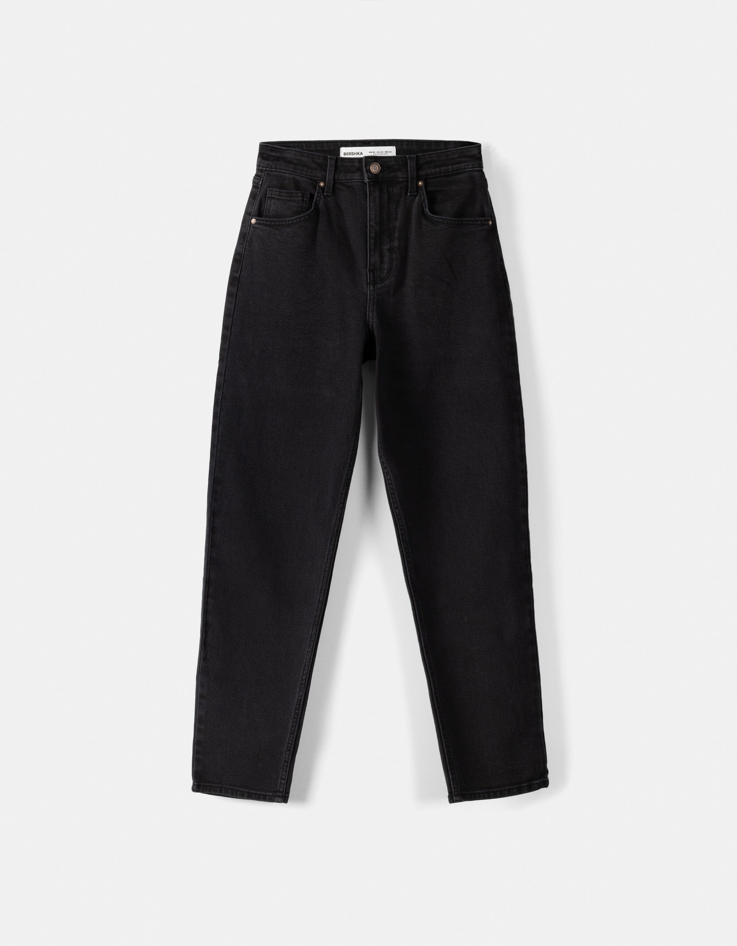 Bershka slim mom jeans clearance