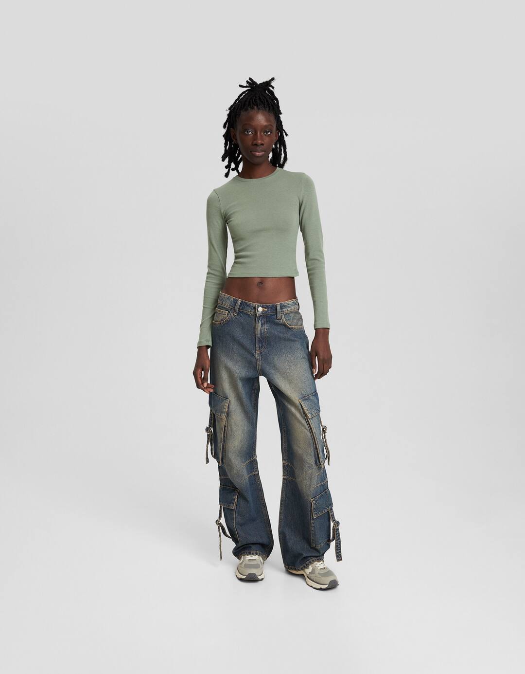 Multi-cargo baggy jeans