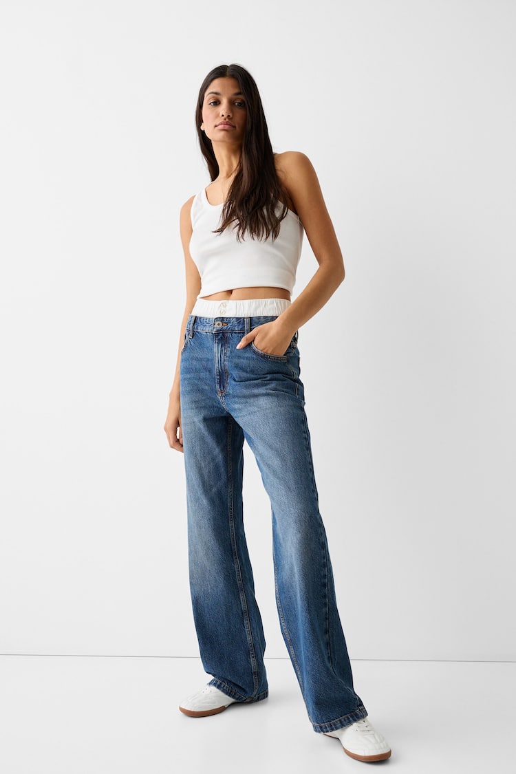 جينز ملابس داخلية نمط التسعينيات