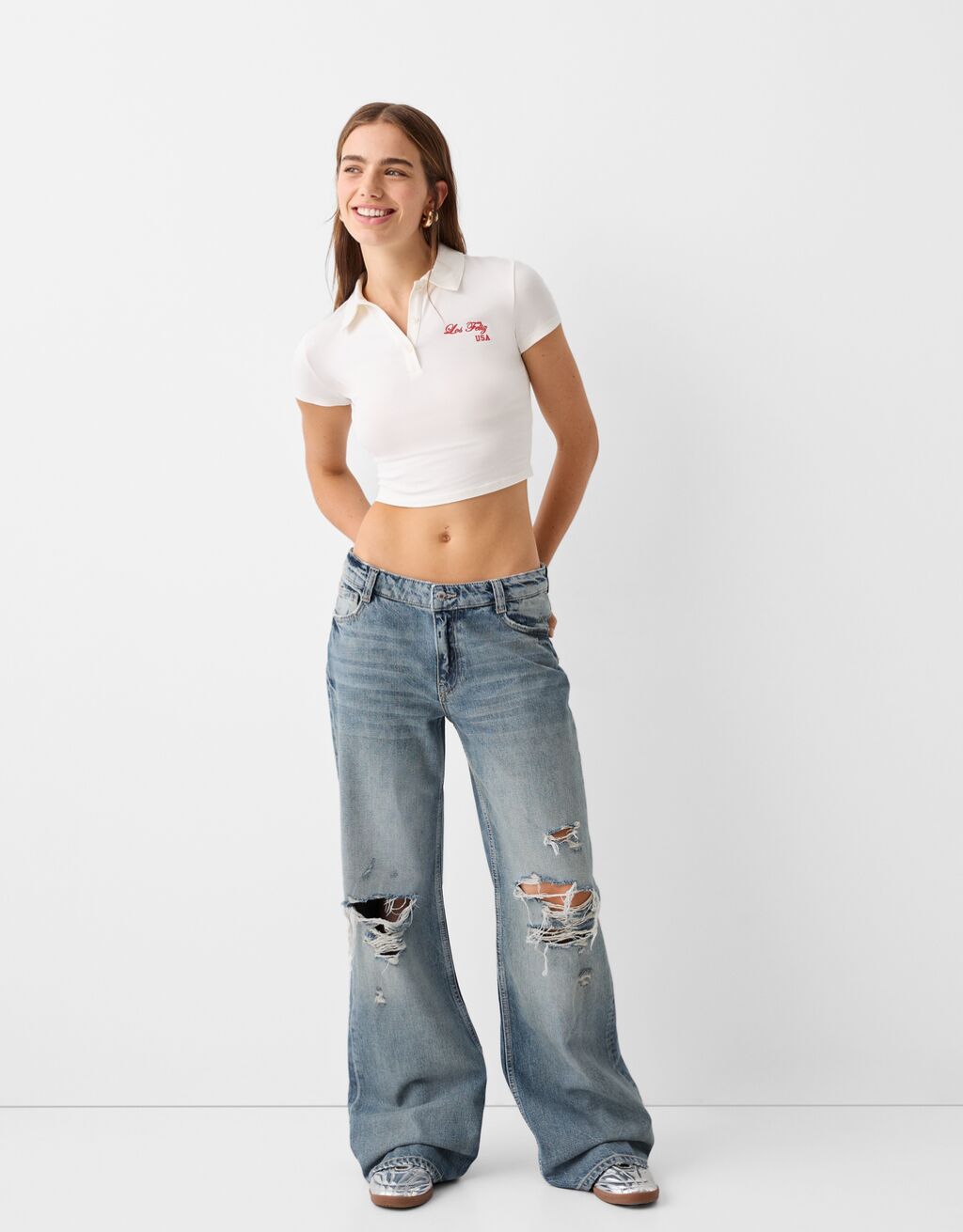 Jeans baggy strappi - Novità - Donna