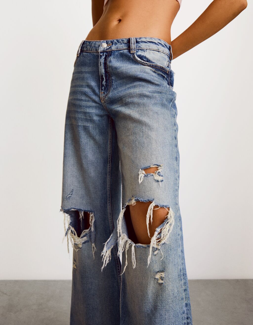 Baggy clearance jeans bershka