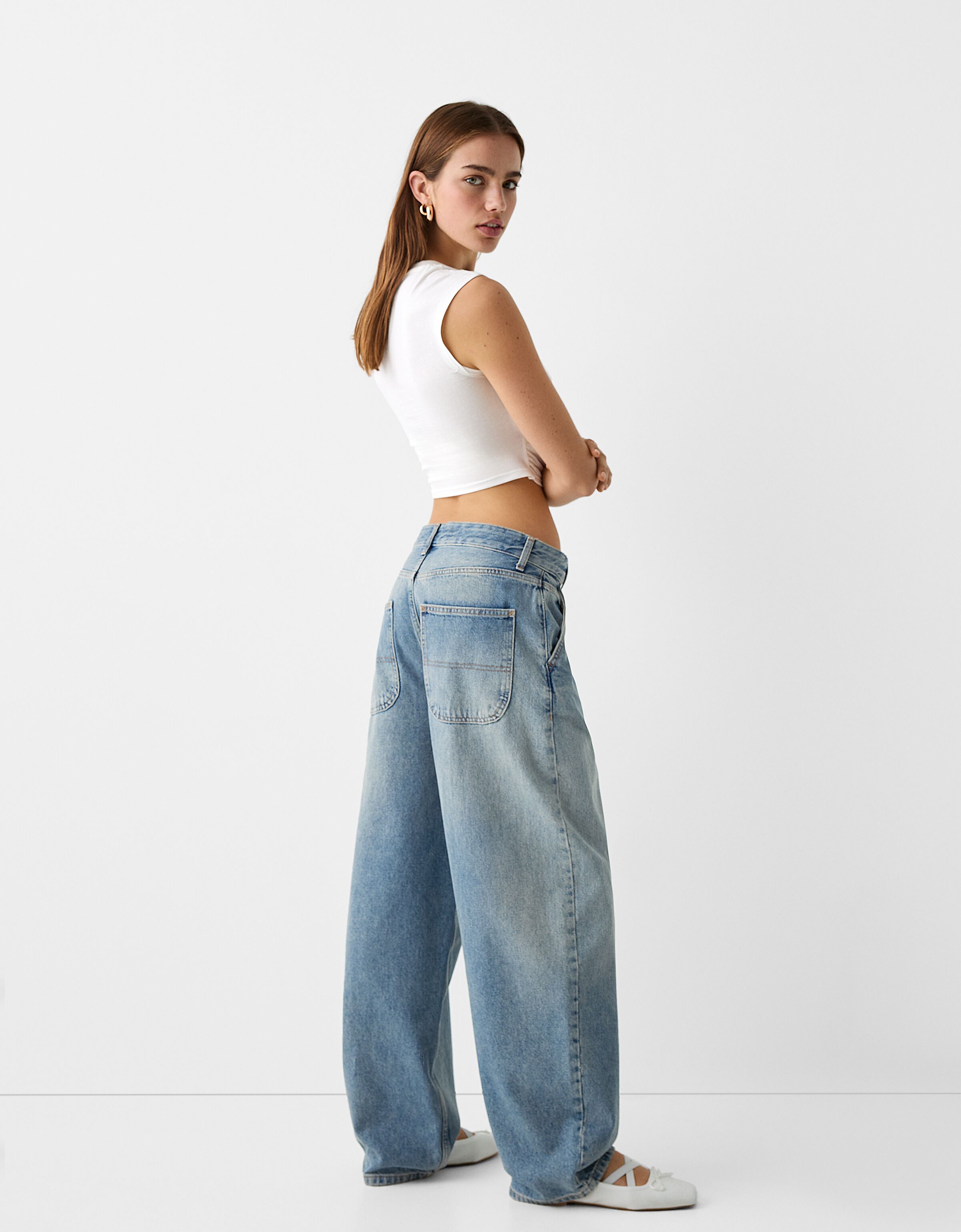 Baggy jeans - Women | Bershka