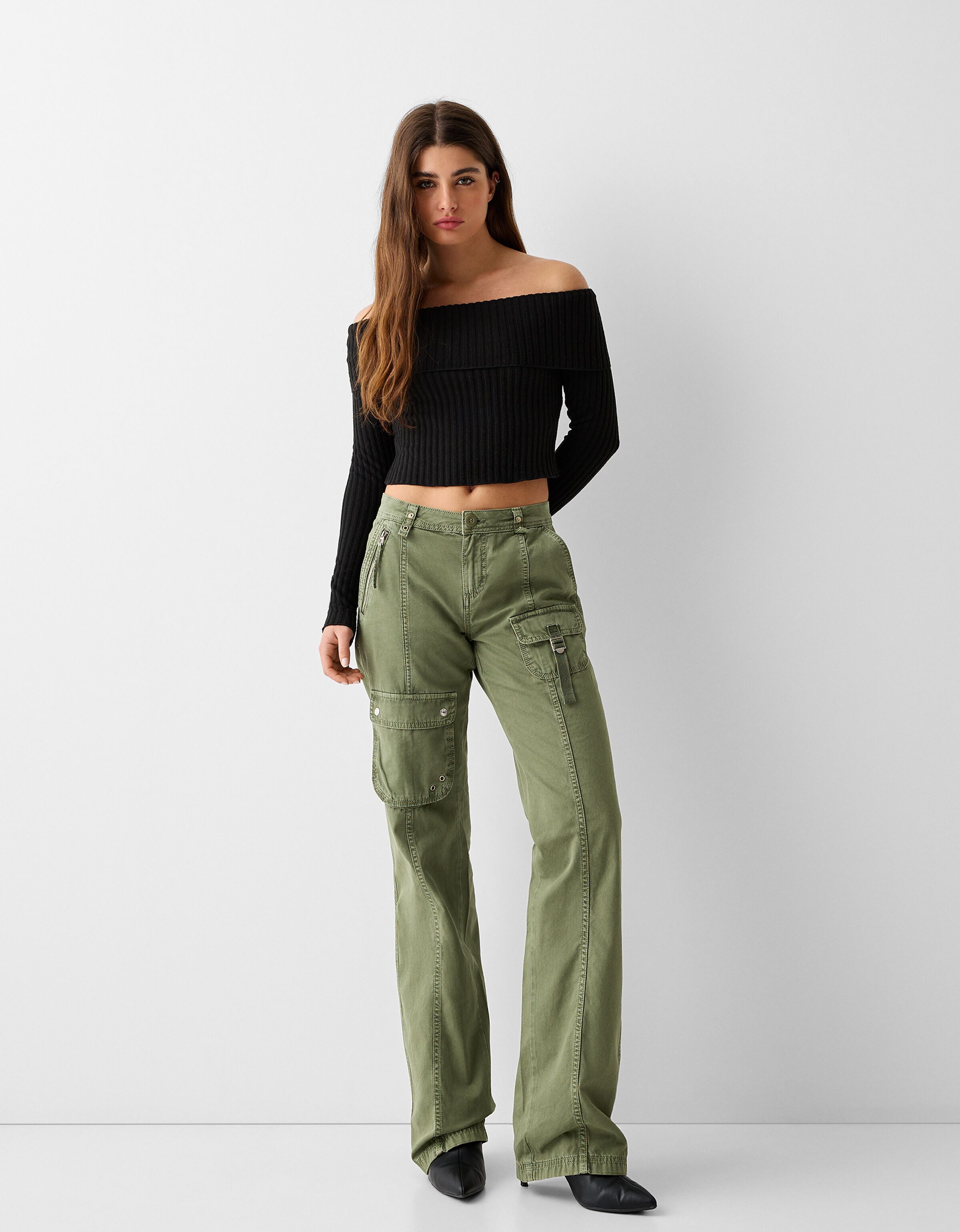 Womens cargo crops online