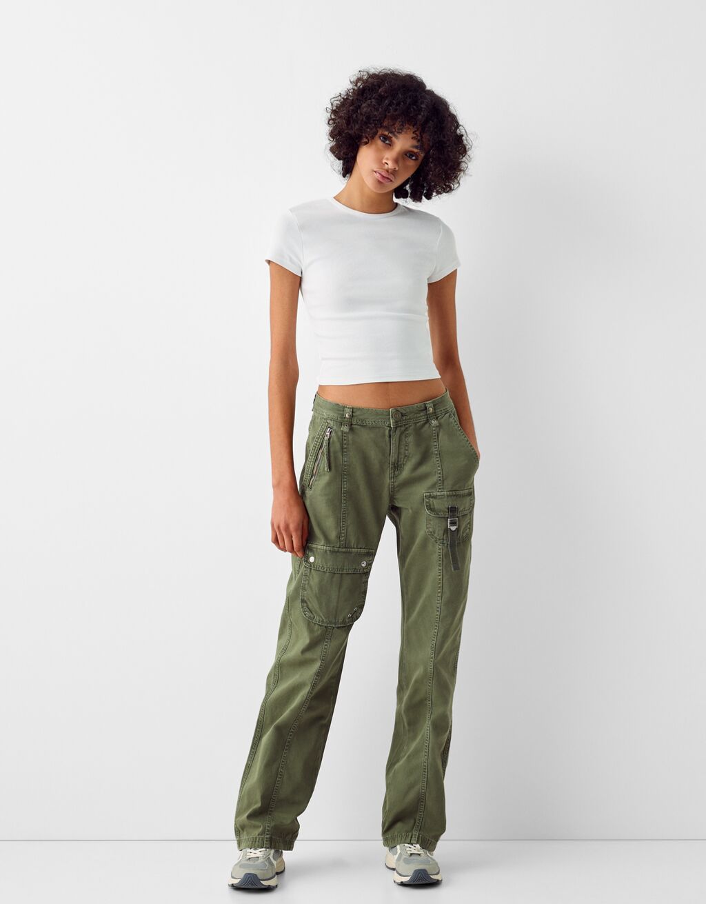 Women's olive deals green cargo pants