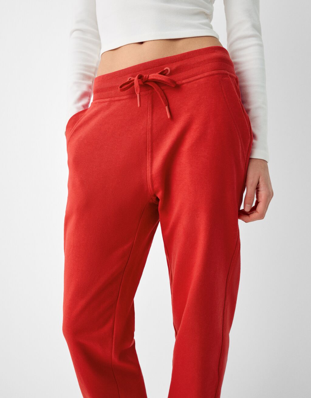 بنطلون رياضي بلش-أحمر-3