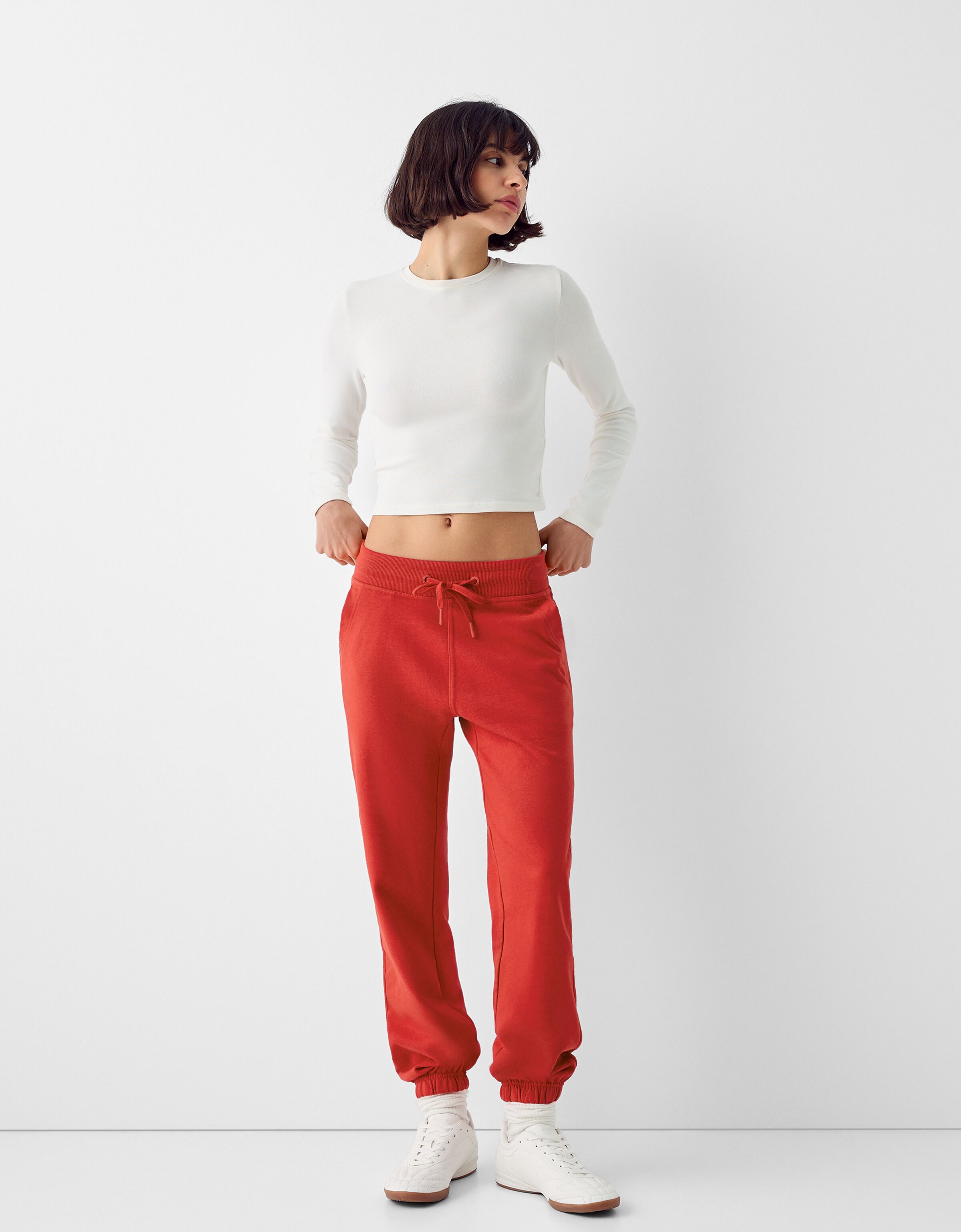 Women s Tracksuit Bottoms New Collection BERSHKA