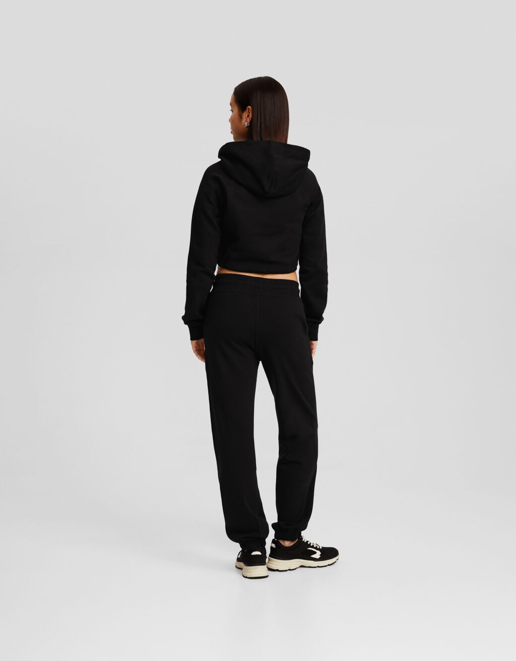 بنطلون رياضي بلش-أسود-1