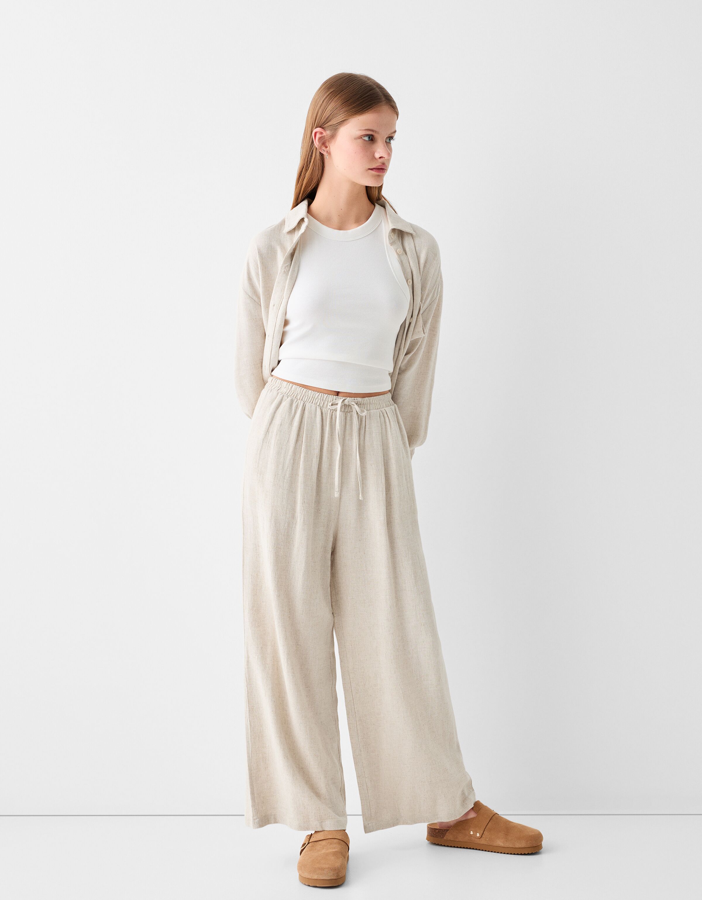 Jupe top culotte lin