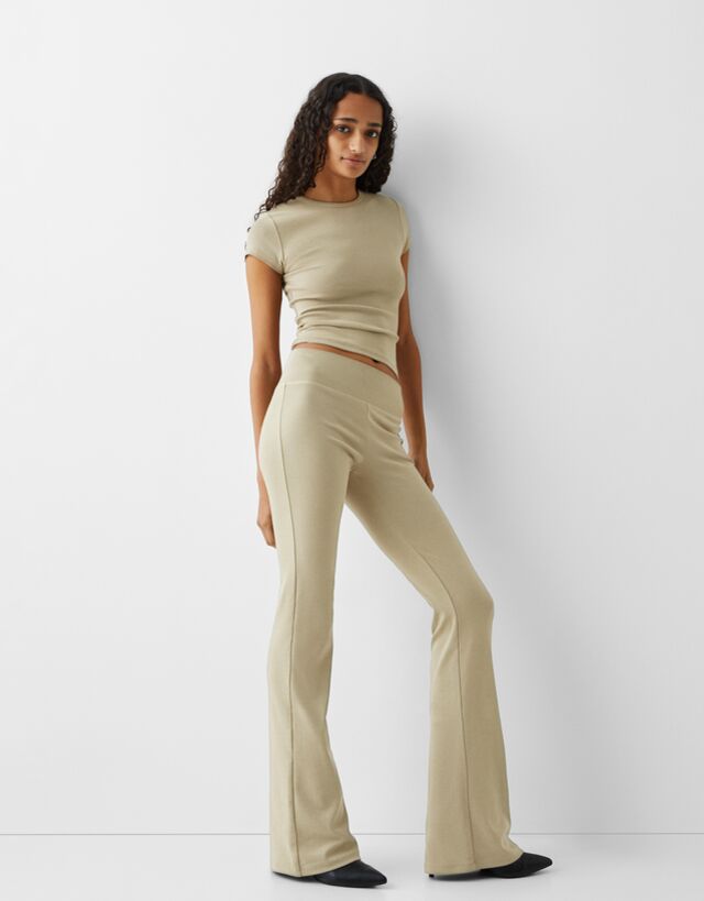 Pantalones discount acampanados bershka