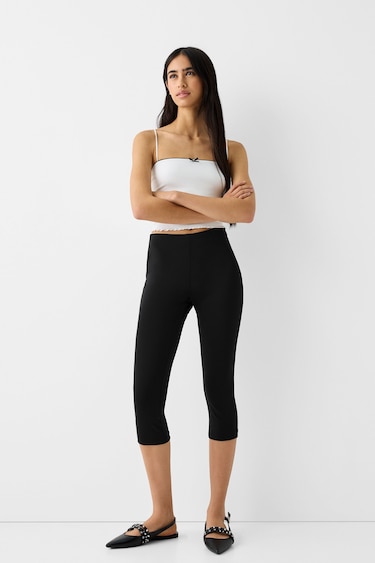 Generic New Sexy Leggings Women Shiny Rhinestone Design Black Skinny Gym  Tights Stretch Short Pants High Quality Workout Leggins @ Best Price Online
