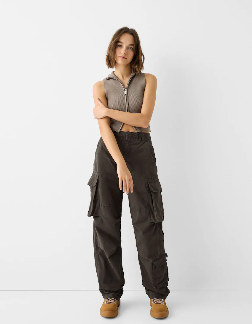 Multi-pocket cargo pants - Women