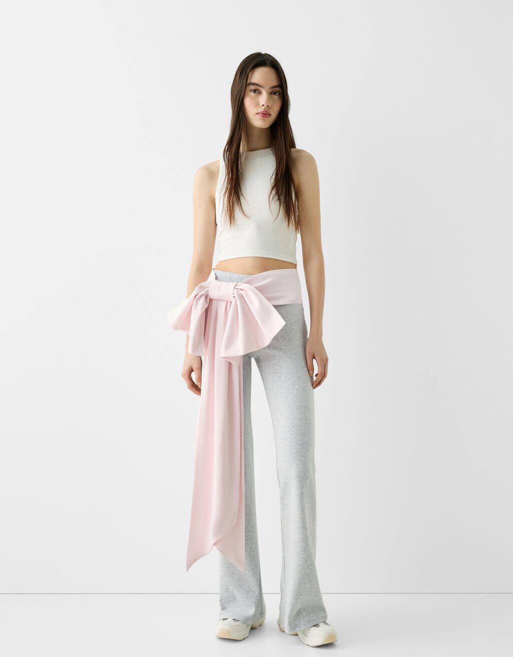 Calças boca 2025 de sino bershka
