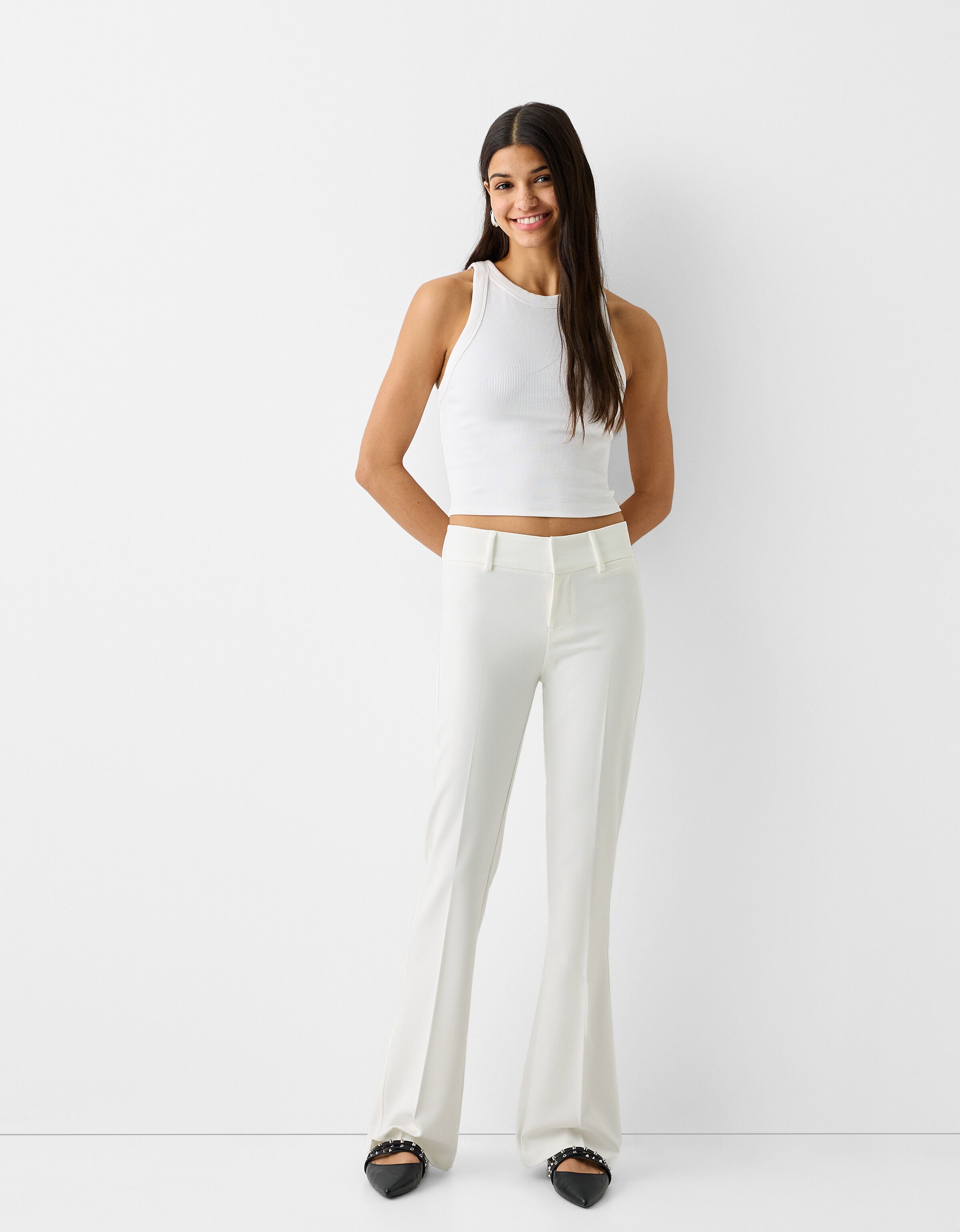 Bershka lila sales broek