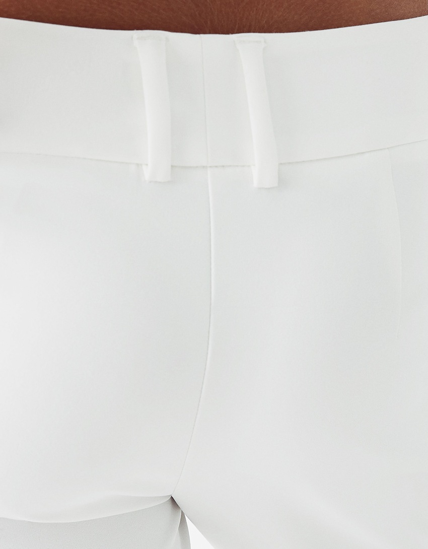 Pantalon flare tailoring-Écru-6