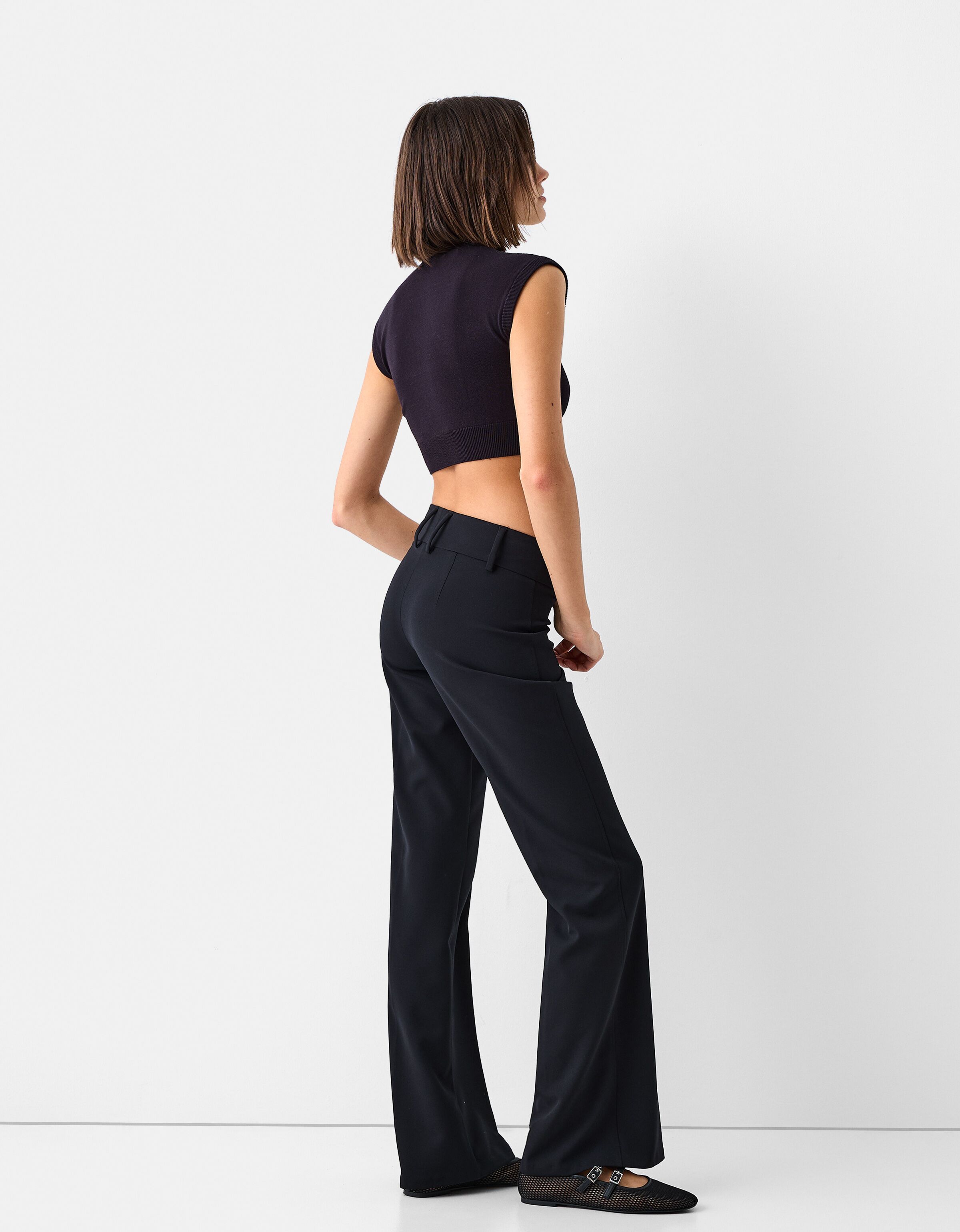 Flared going out sales trousers