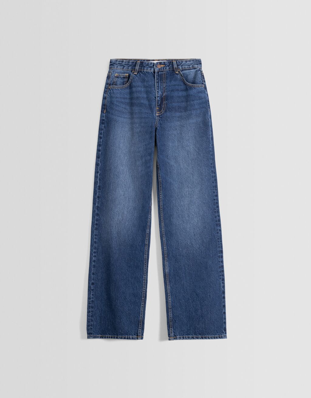 Wide-leg ’90s jeans-Blue-4