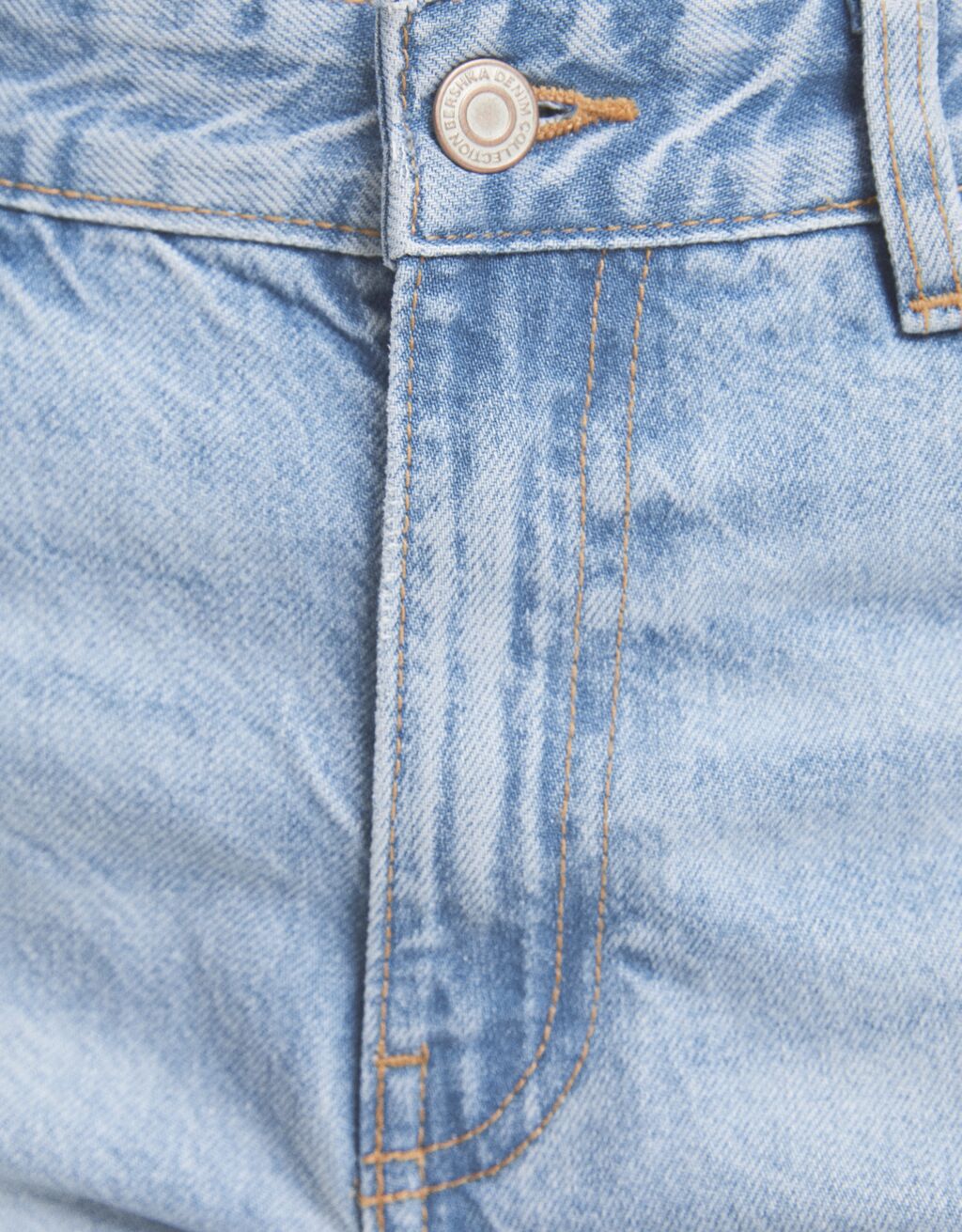 Wide leg 90’s jean-Açık mavi-5