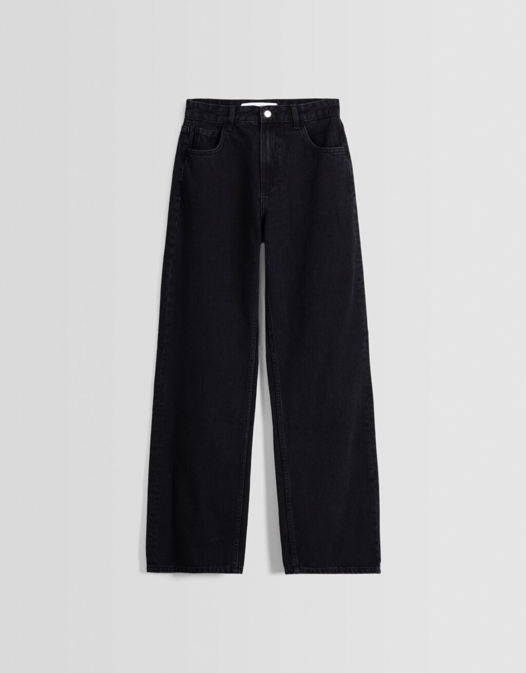 Wide-leg ’90s jeans-Black-4