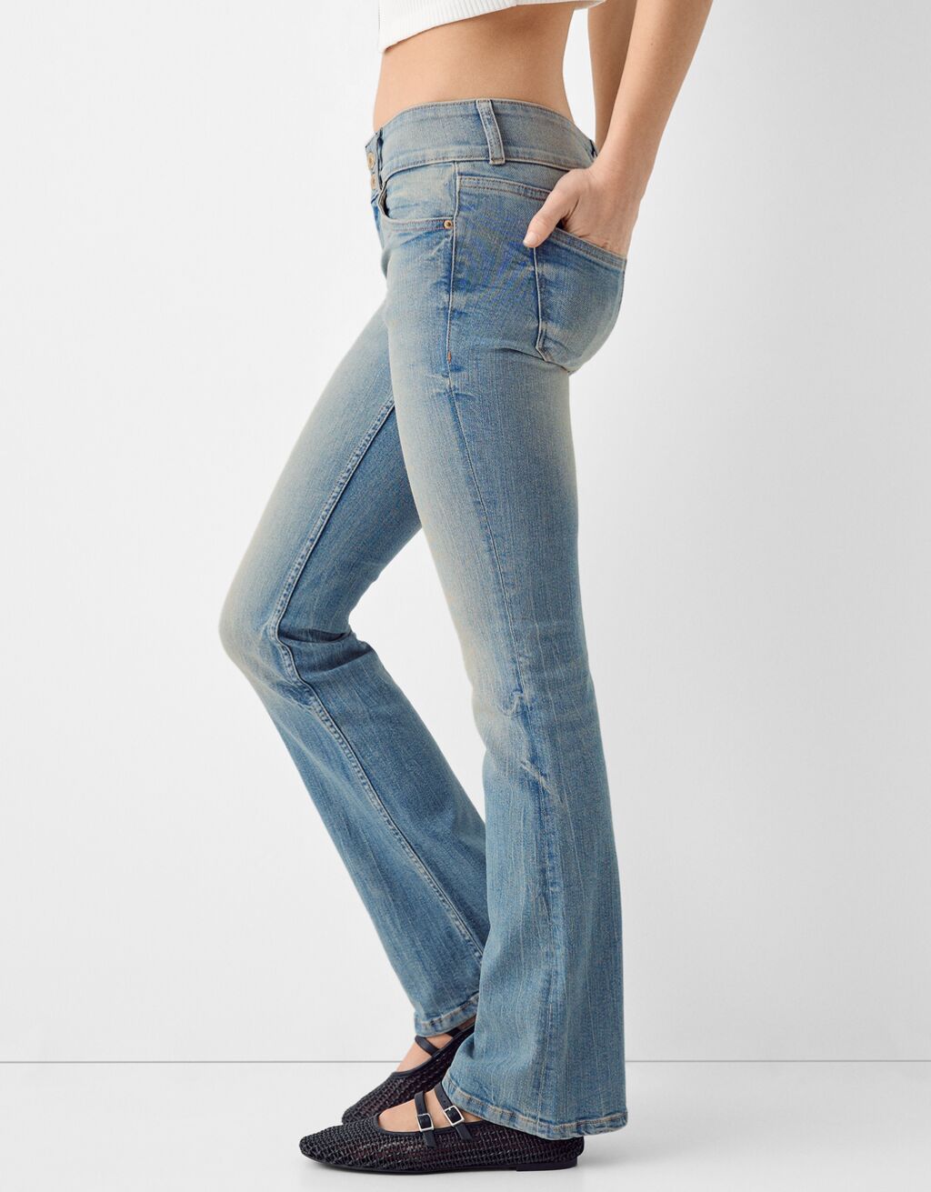 Bootcut jeans store low rise
