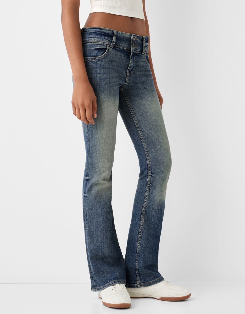 Jeans bootcut low waist - Calças - BSK Teen
