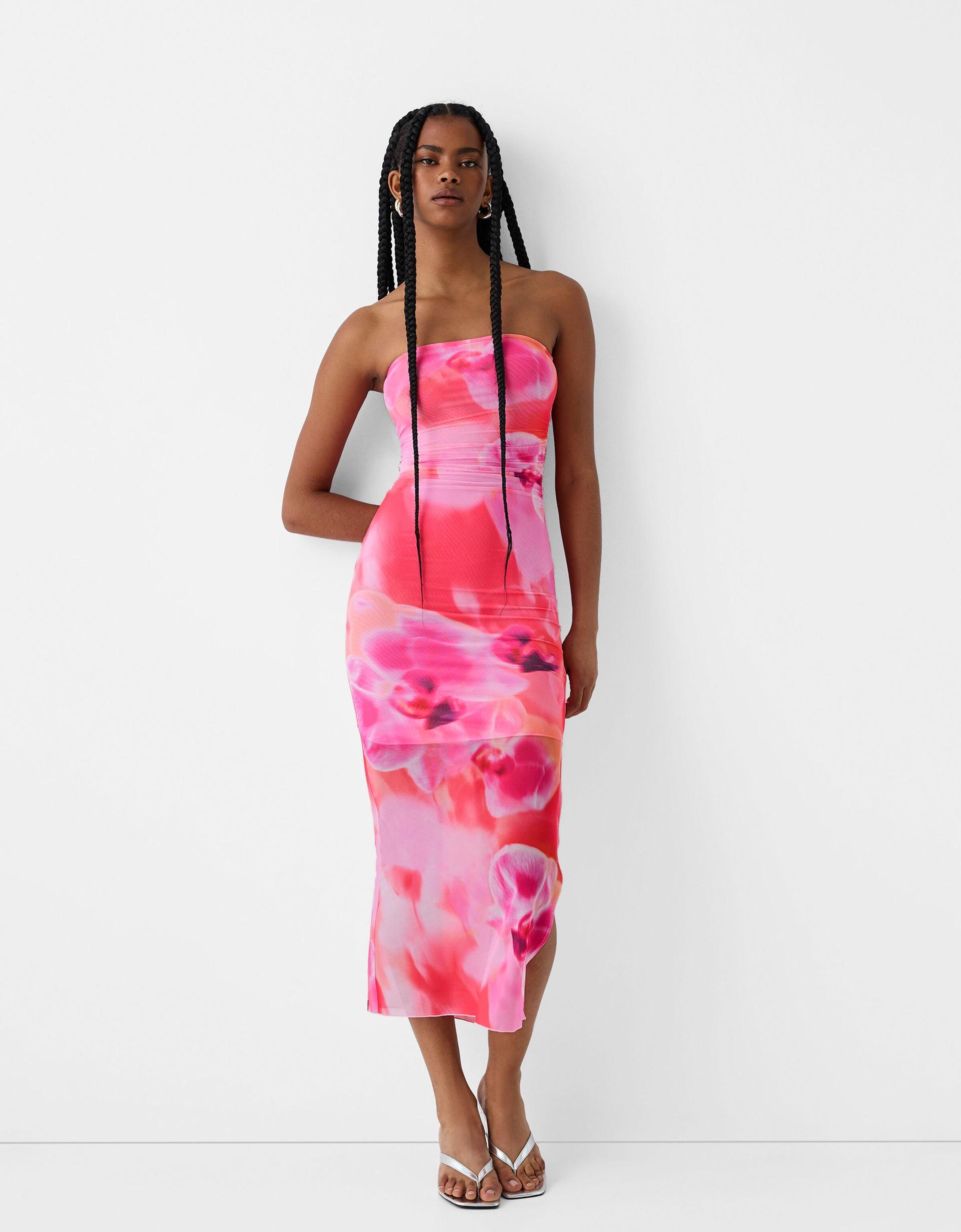 Body Amarillo Fosforito Bershka Body Fiesta Bershka Bershka