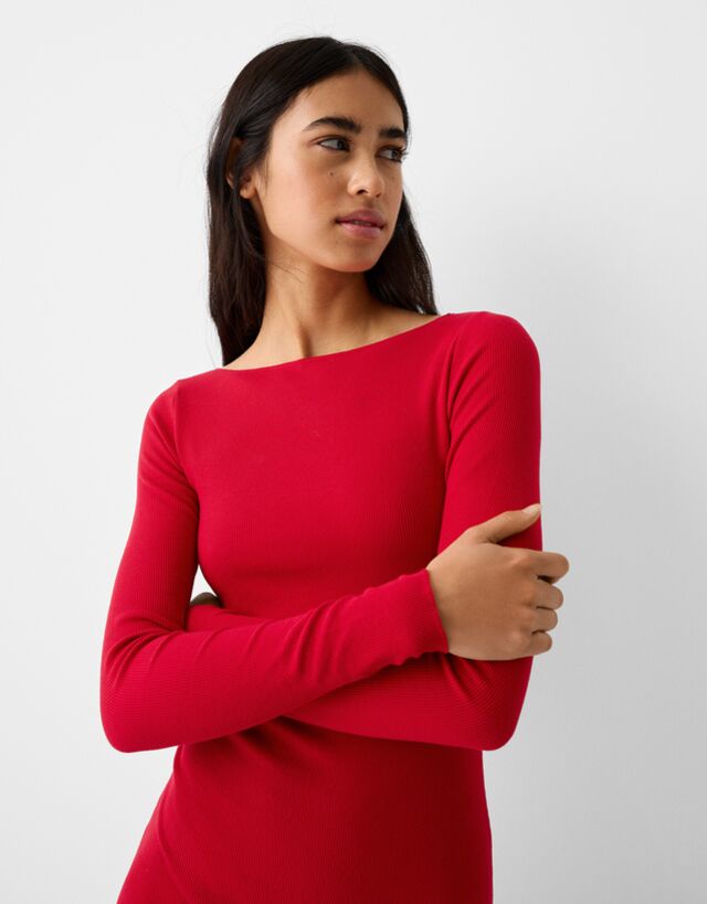 Women s Long and Short Dresses New Collection BERSHKA