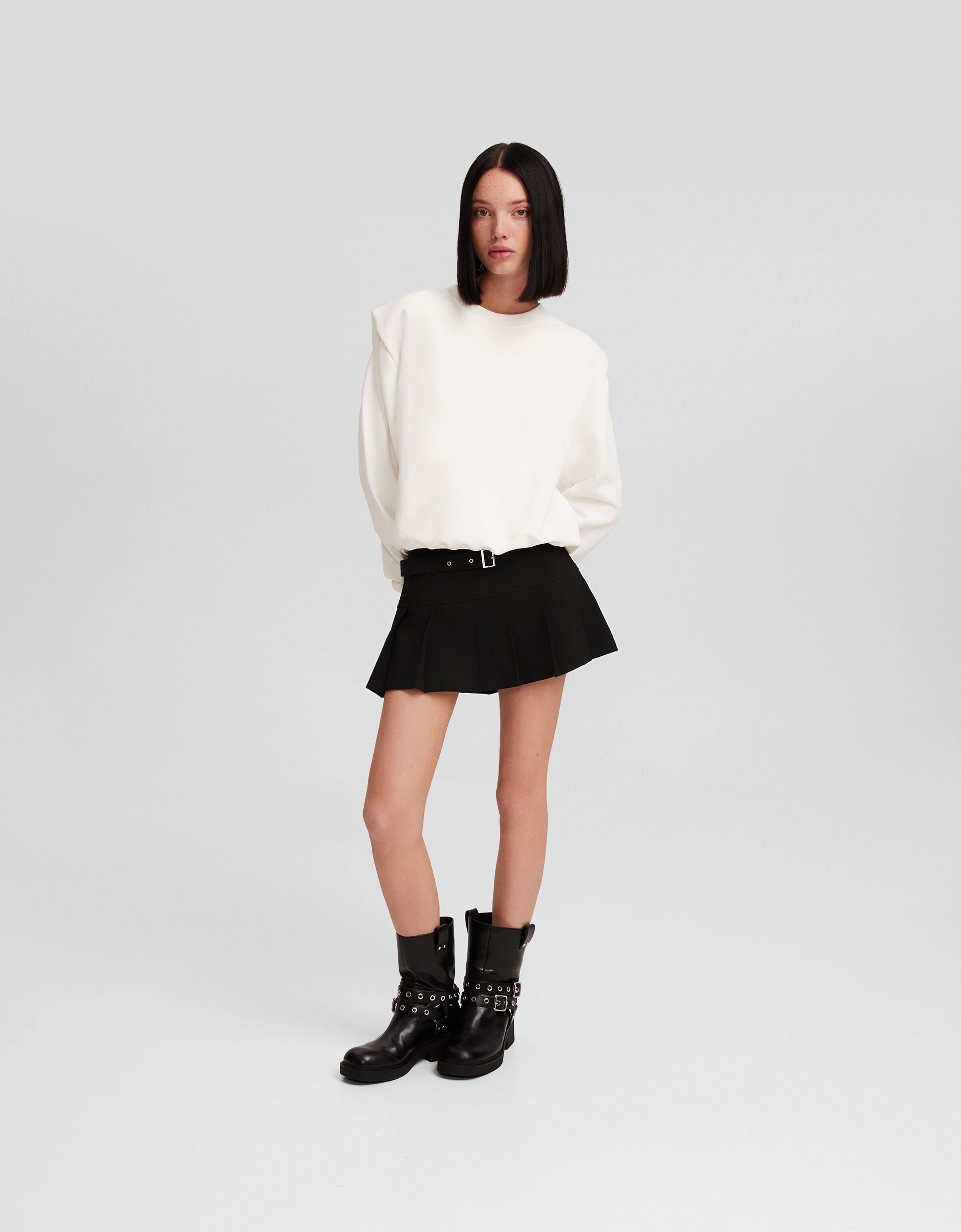 Mini jupe best sale plissée bershka