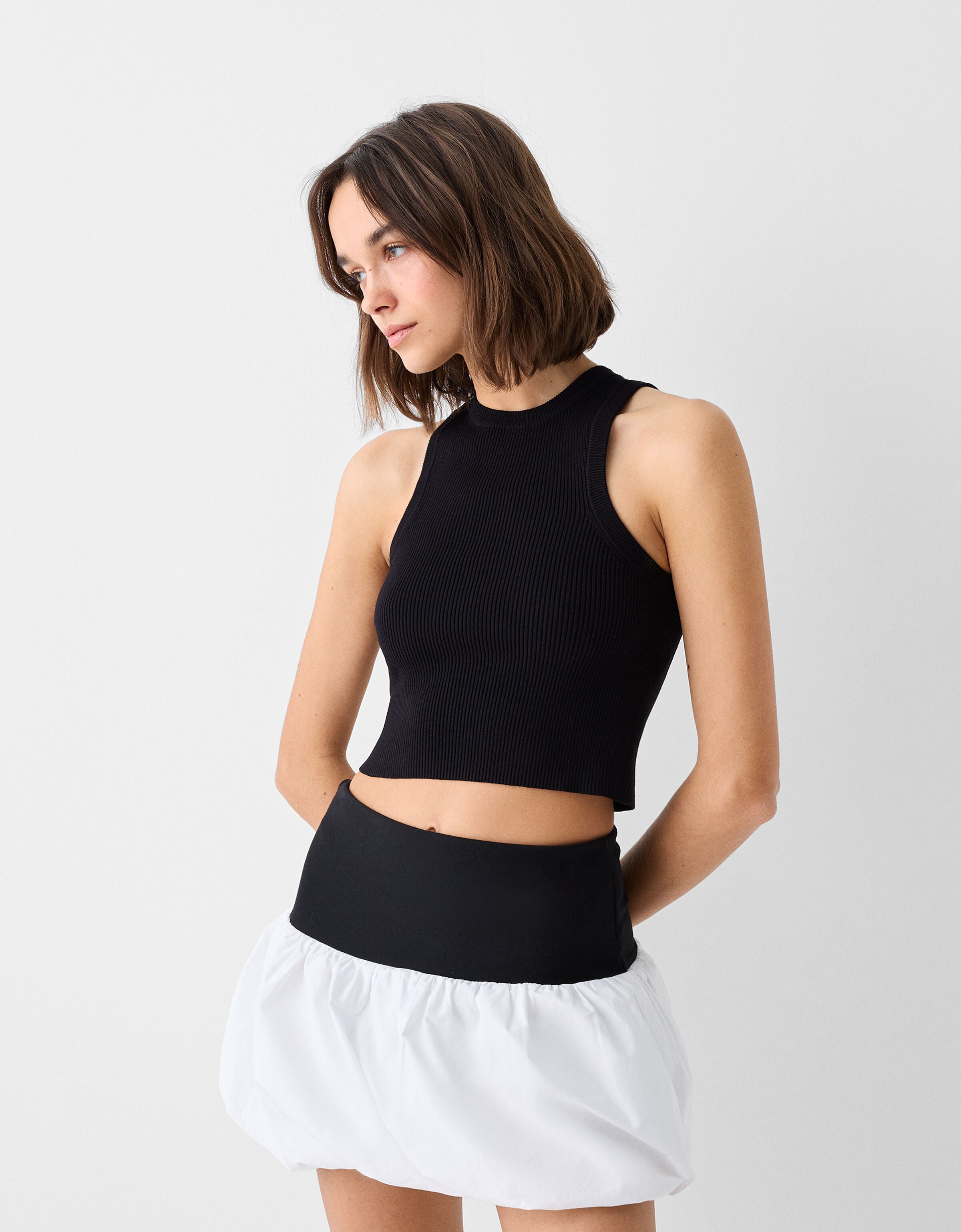 Balloon mini skirt - Women | Bershka