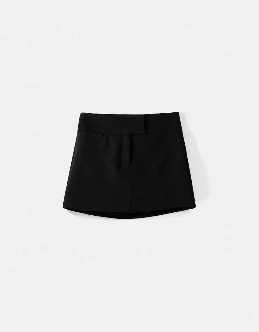 Tailored mini skirt - Women | Bershka