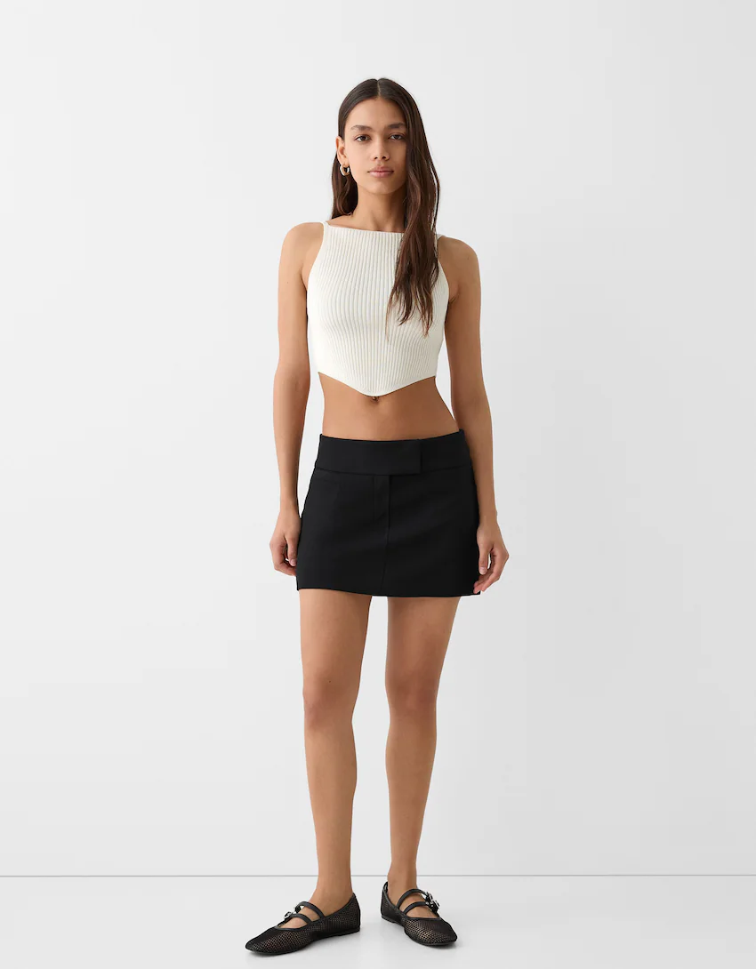 Tailored mini skirt - Skirts & Shorts - Women