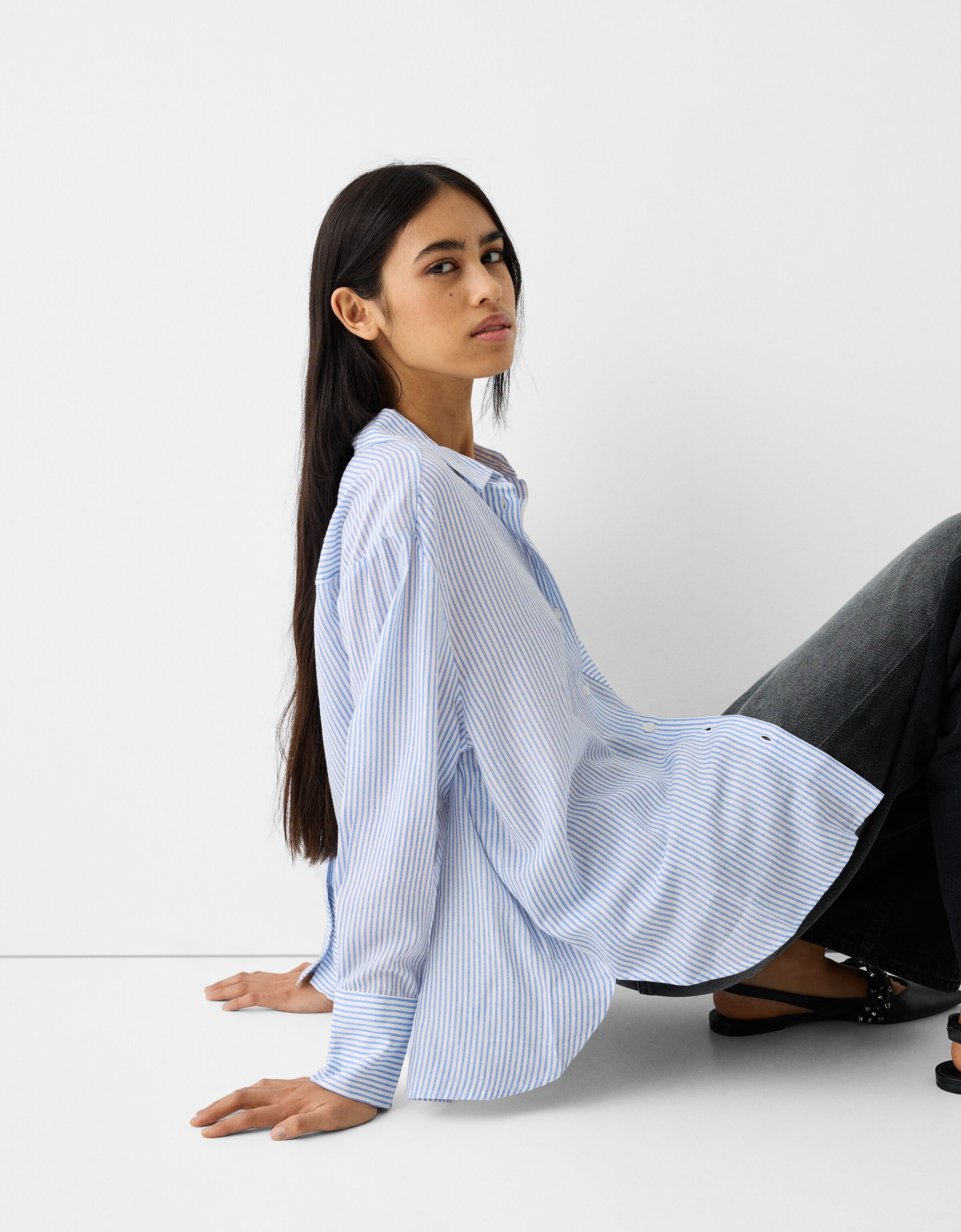 Women s Shirts and Blouses New Collection BERSHKA