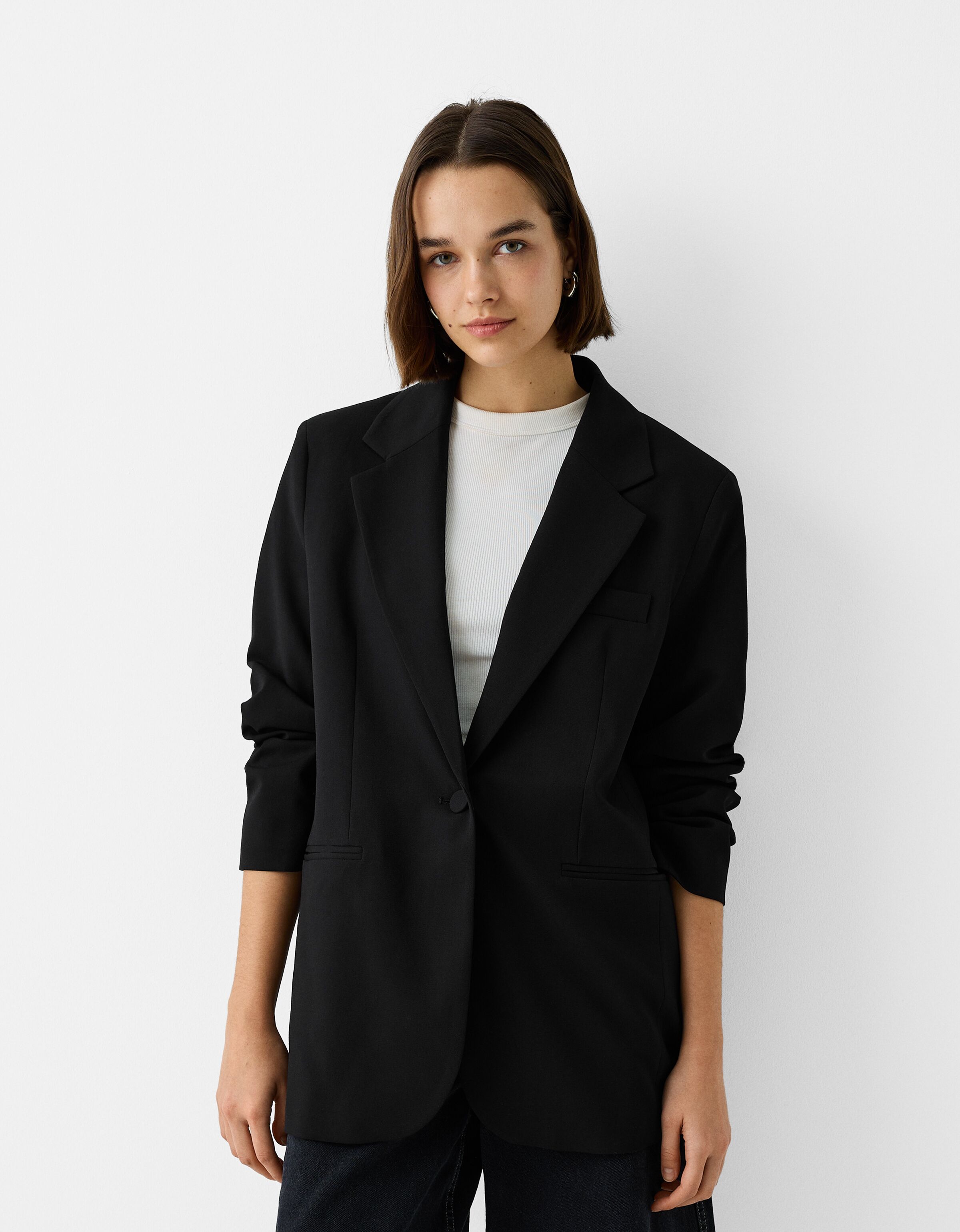 Bershka cheap blazer dress