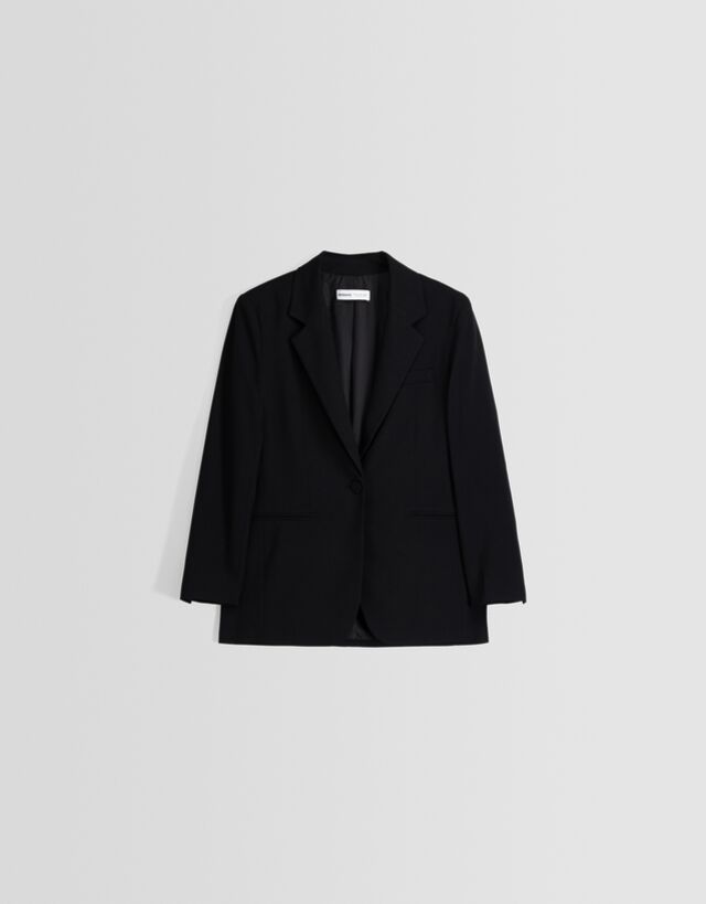 Basic, regular fit blazer