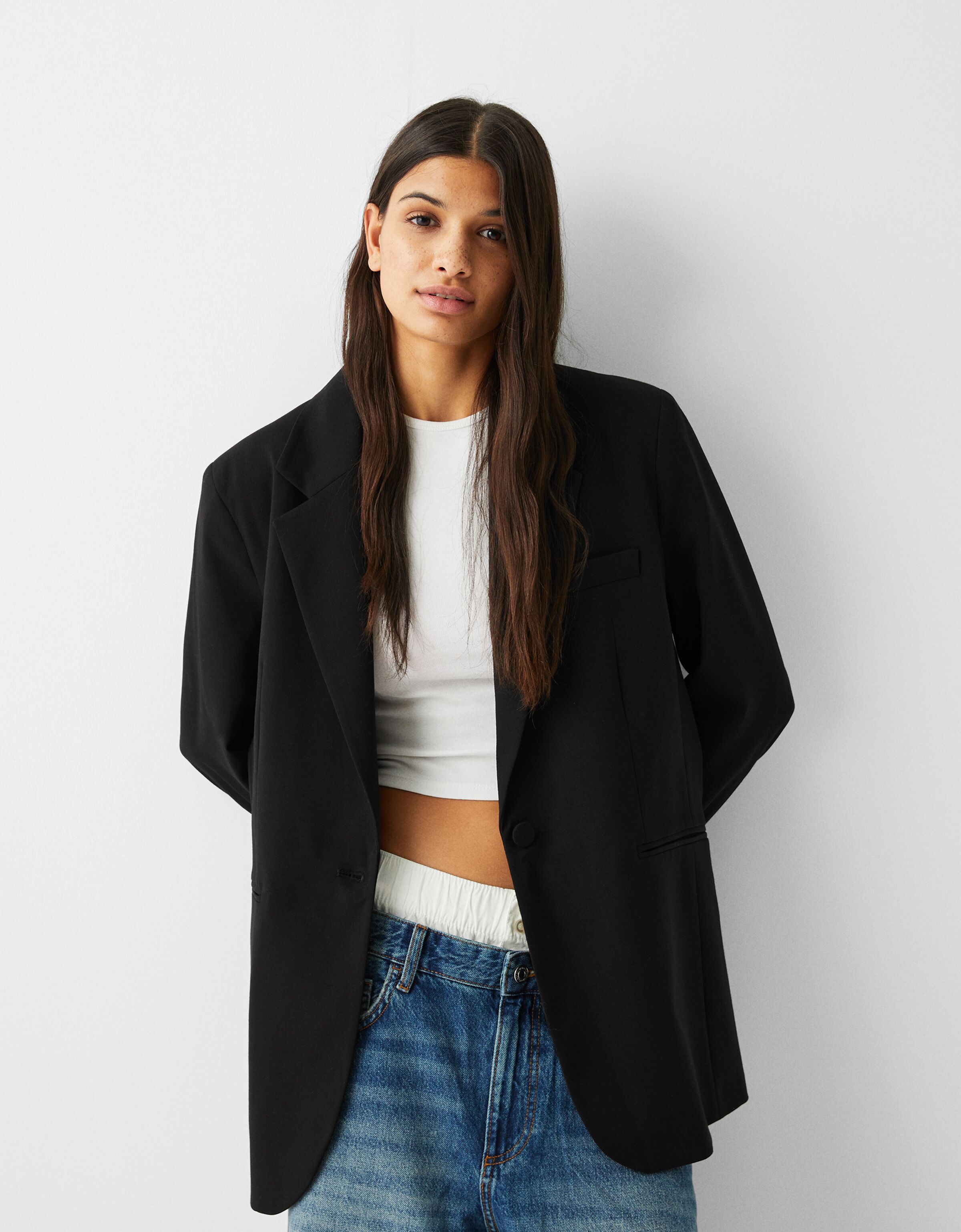 Basic hot sale black blazer