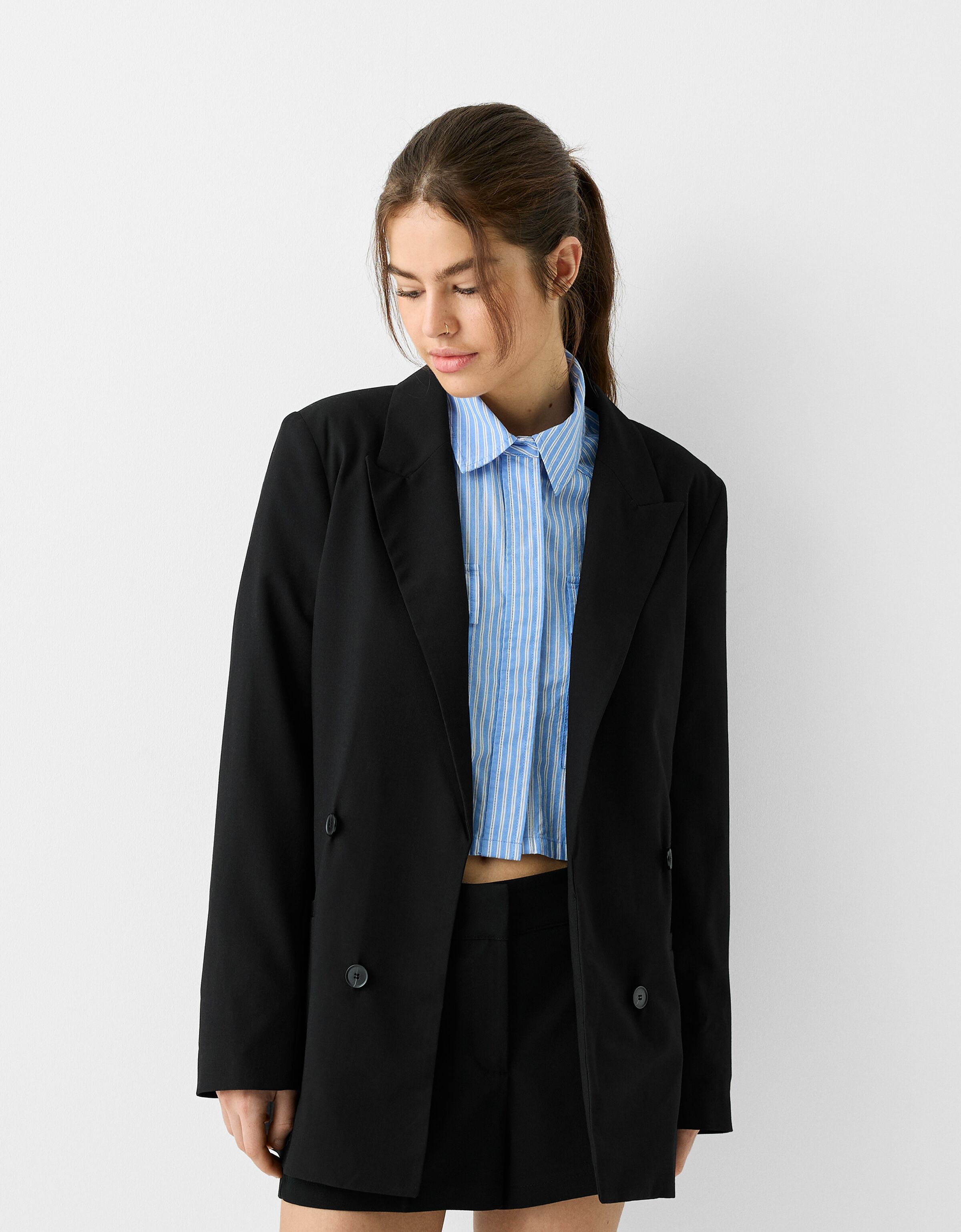 Blazer sans manche femme bershka new arrivals