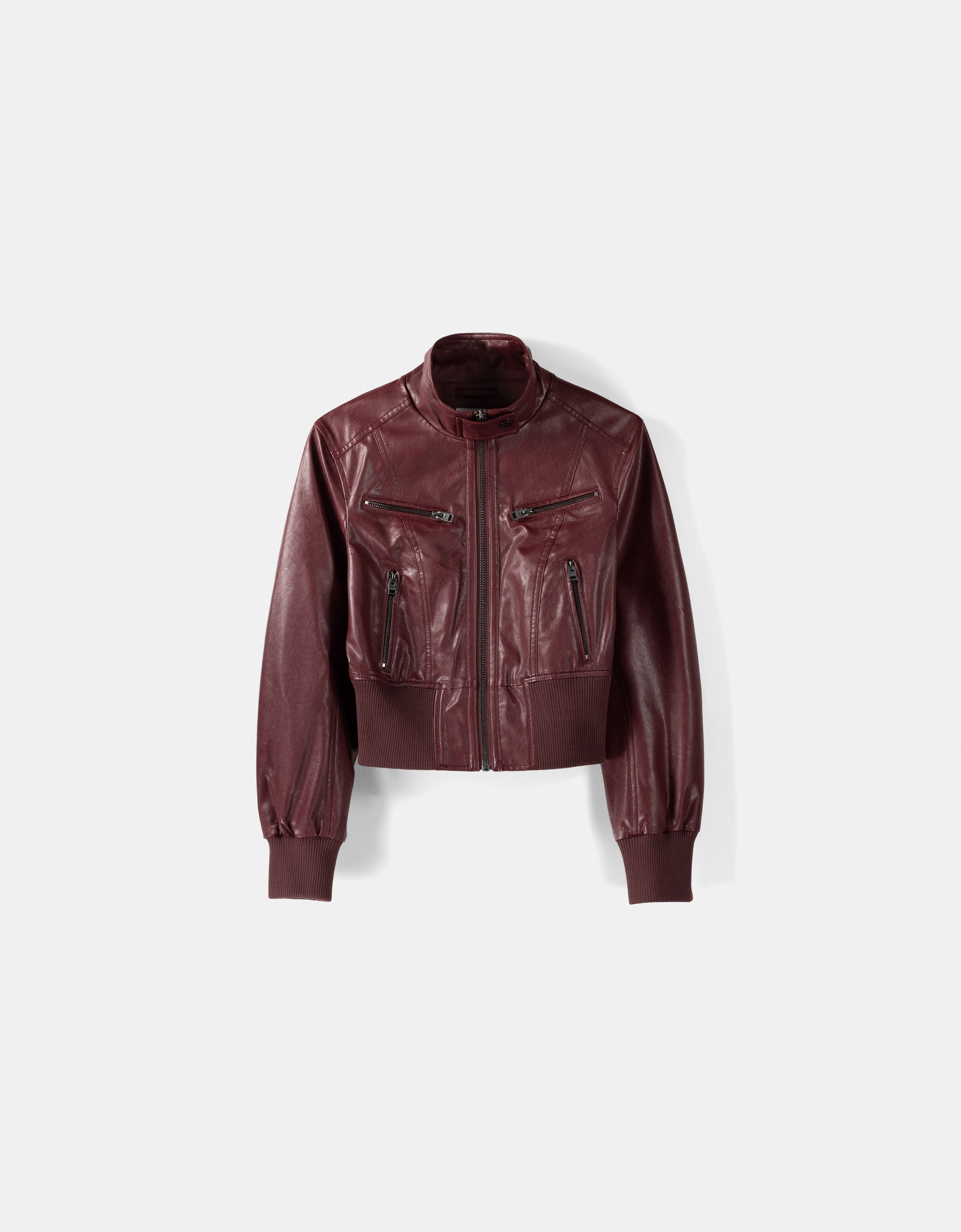 Leather look Bershka