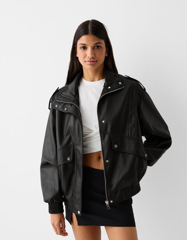 Bershka women's outlet jackets